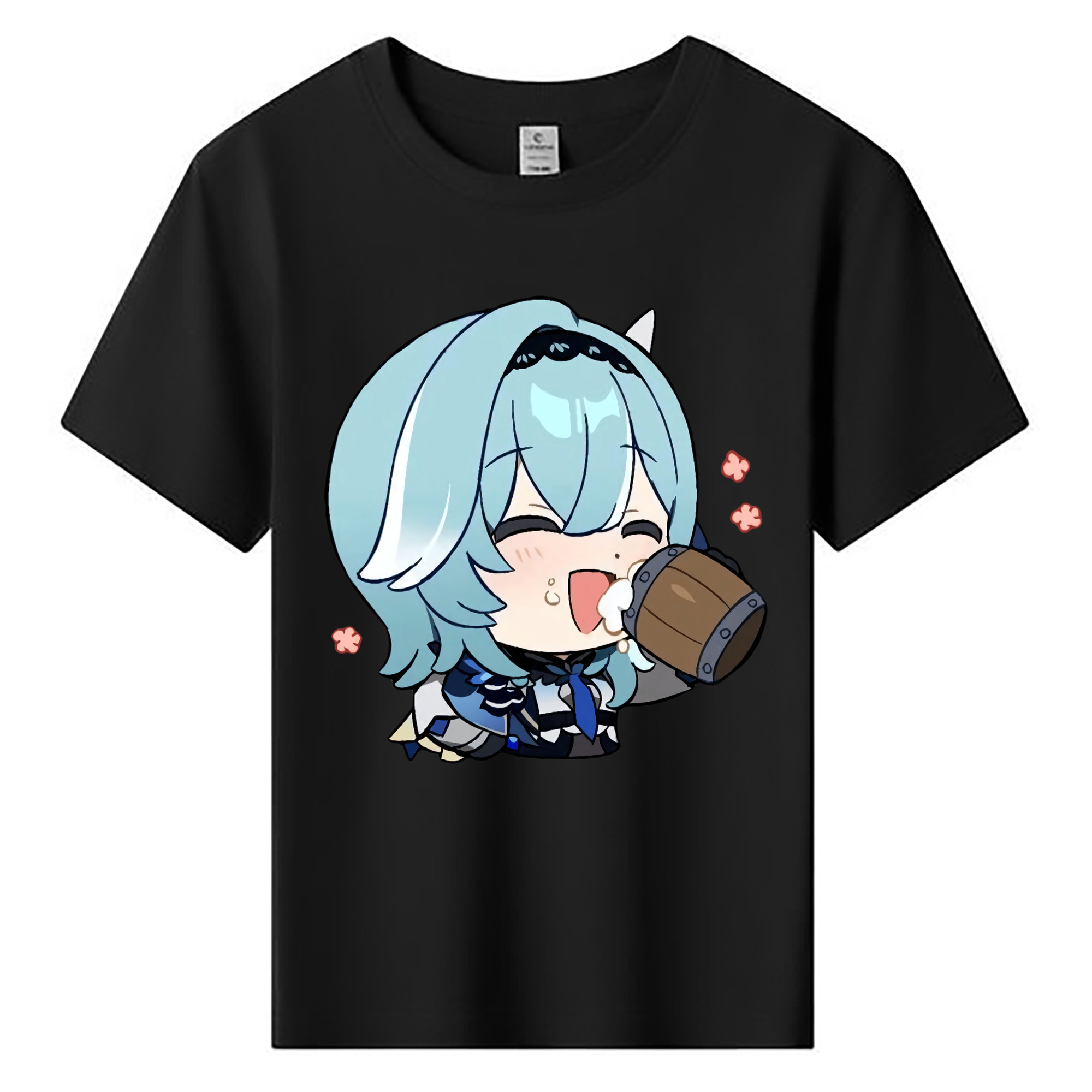 げんし神 优菈 ゆうら genshin Yūra 綿100％キッズTシャツ（フロントプリント）