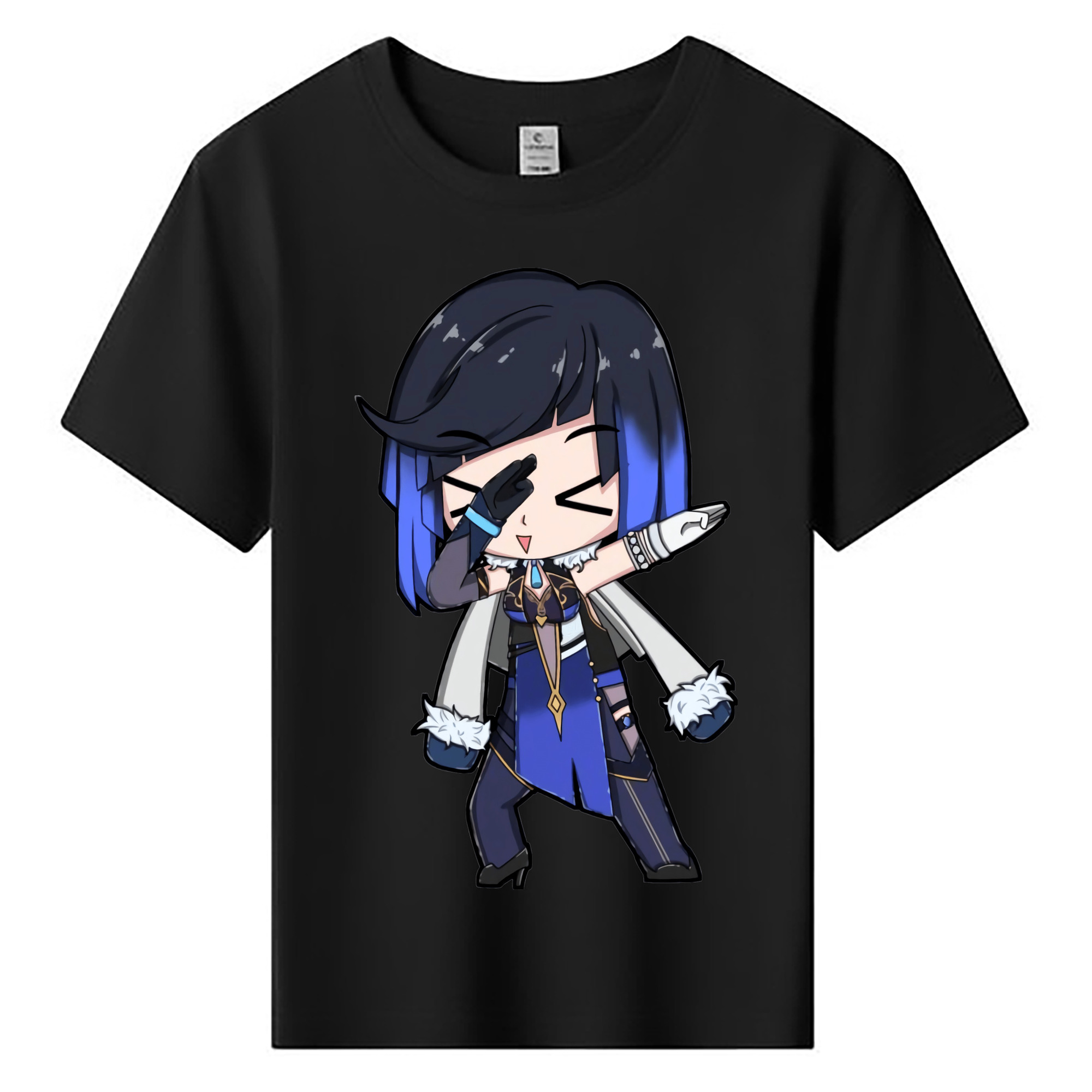 げんし神 夜兰 やらん genshin Yaran 綿100％キッズTシャツ（フロントプリント）