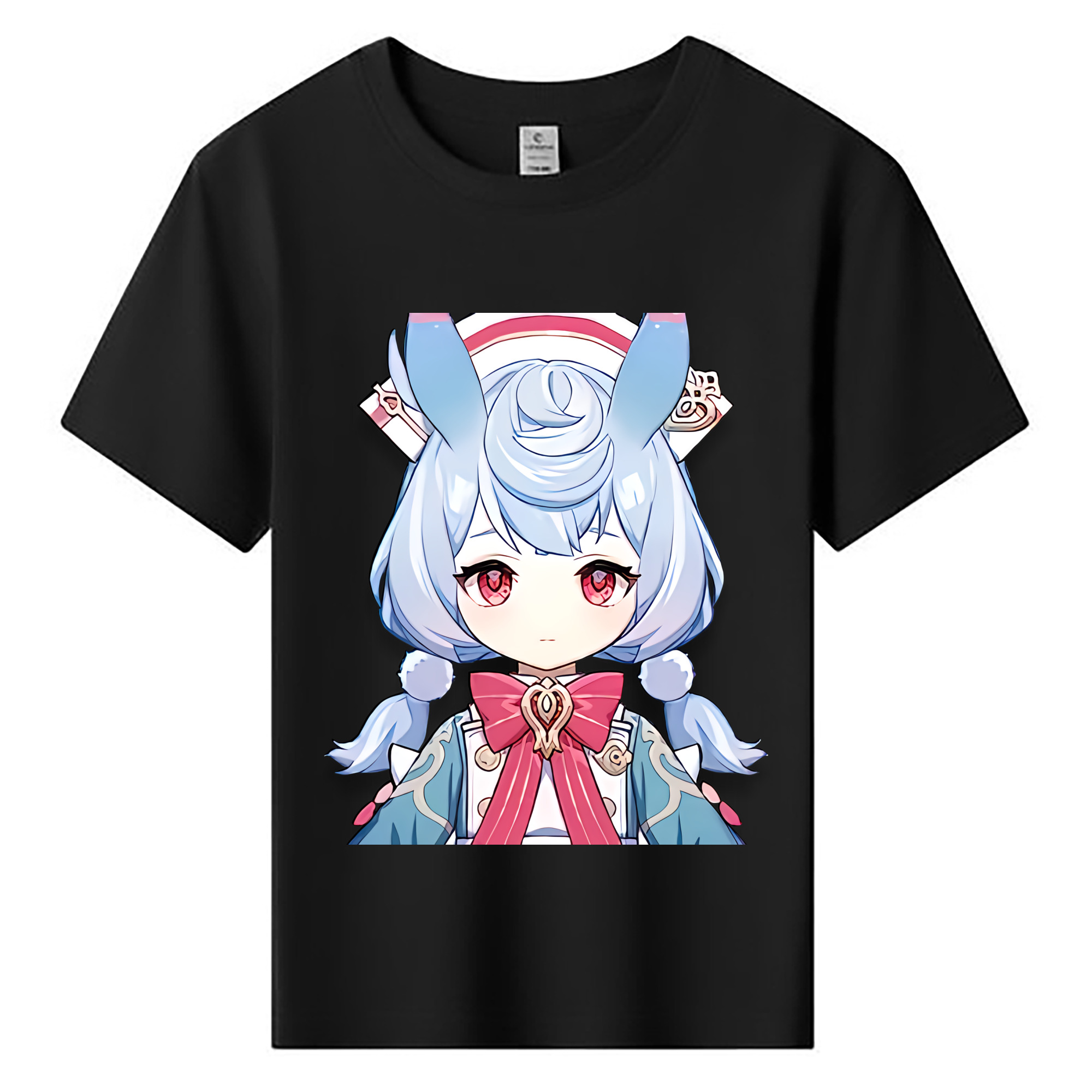 げんし神 シゲウィン genshin Shigewin 綿100％キッズTシャツ（フロントプリント）