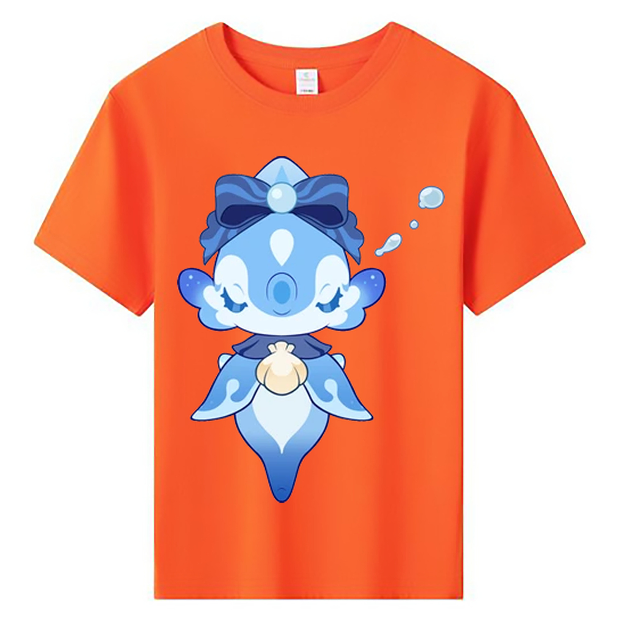 げんし神 フリーナ genshin Furina 綿100％キッズTシャツ（フロントプリント）