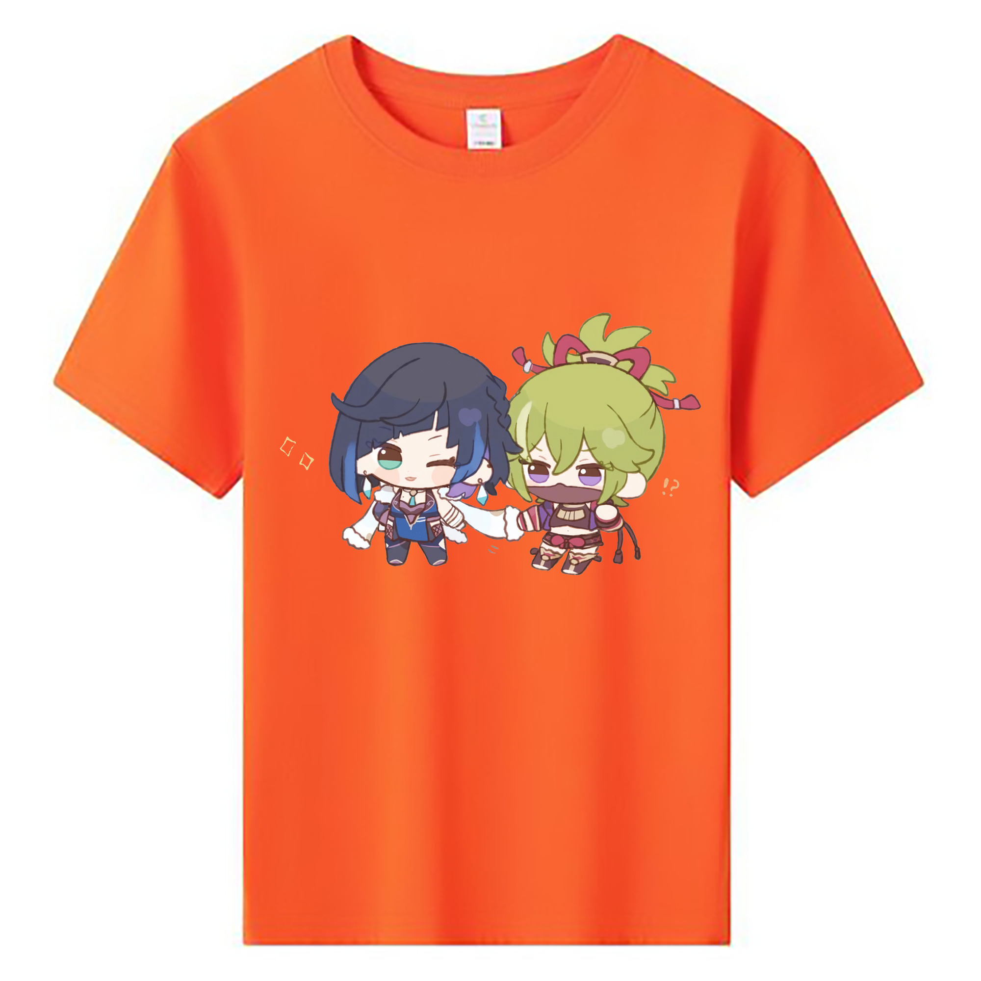 げんし神  久岐忍 くき しのぶ genshin Kuki Shinobu 綿100％キッズTシャツ（フロントプリント）