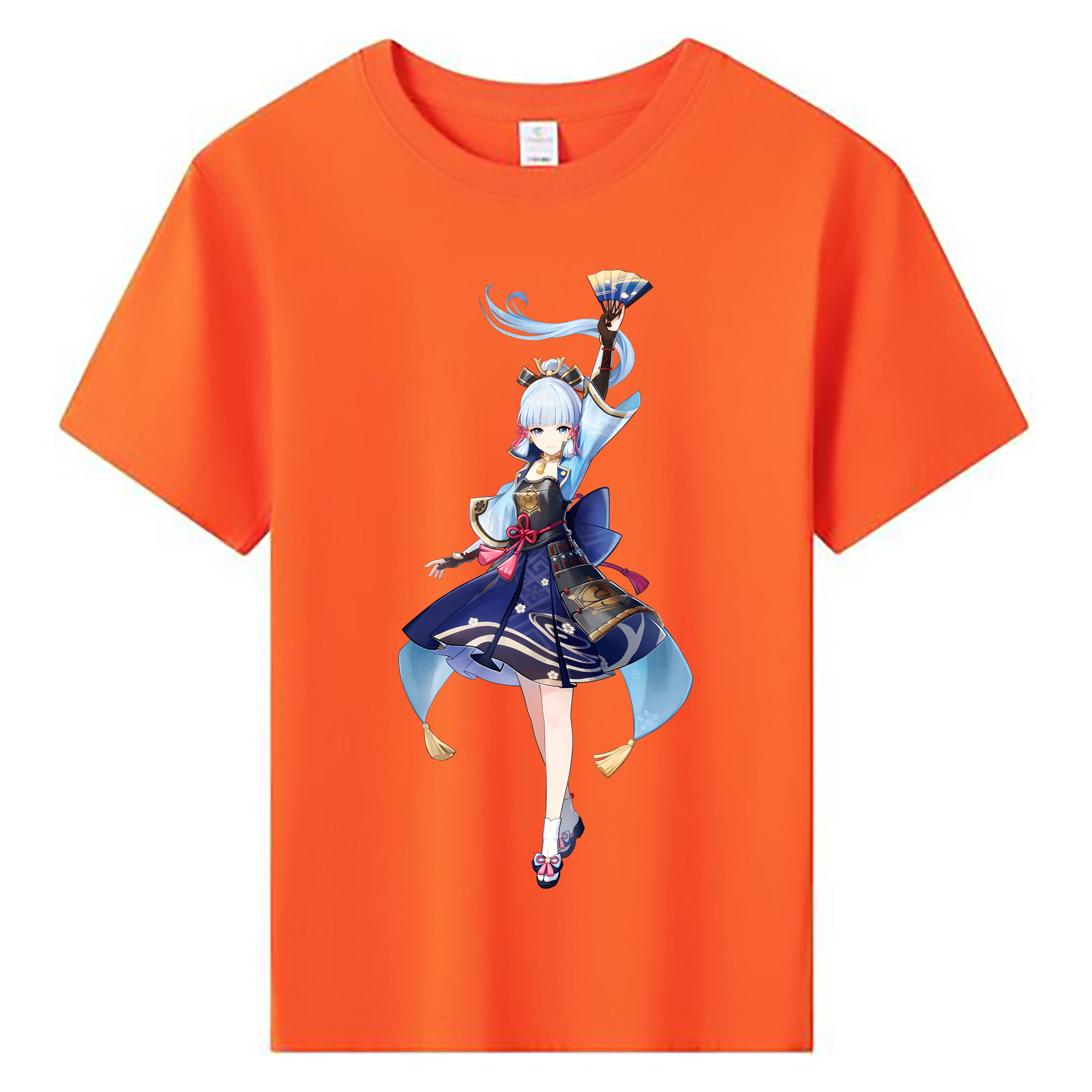 げんし神 神里綾華 神宮寺レン genshin Kamimiya Ren 綿100％キッズTシャツ（フロントプリント）