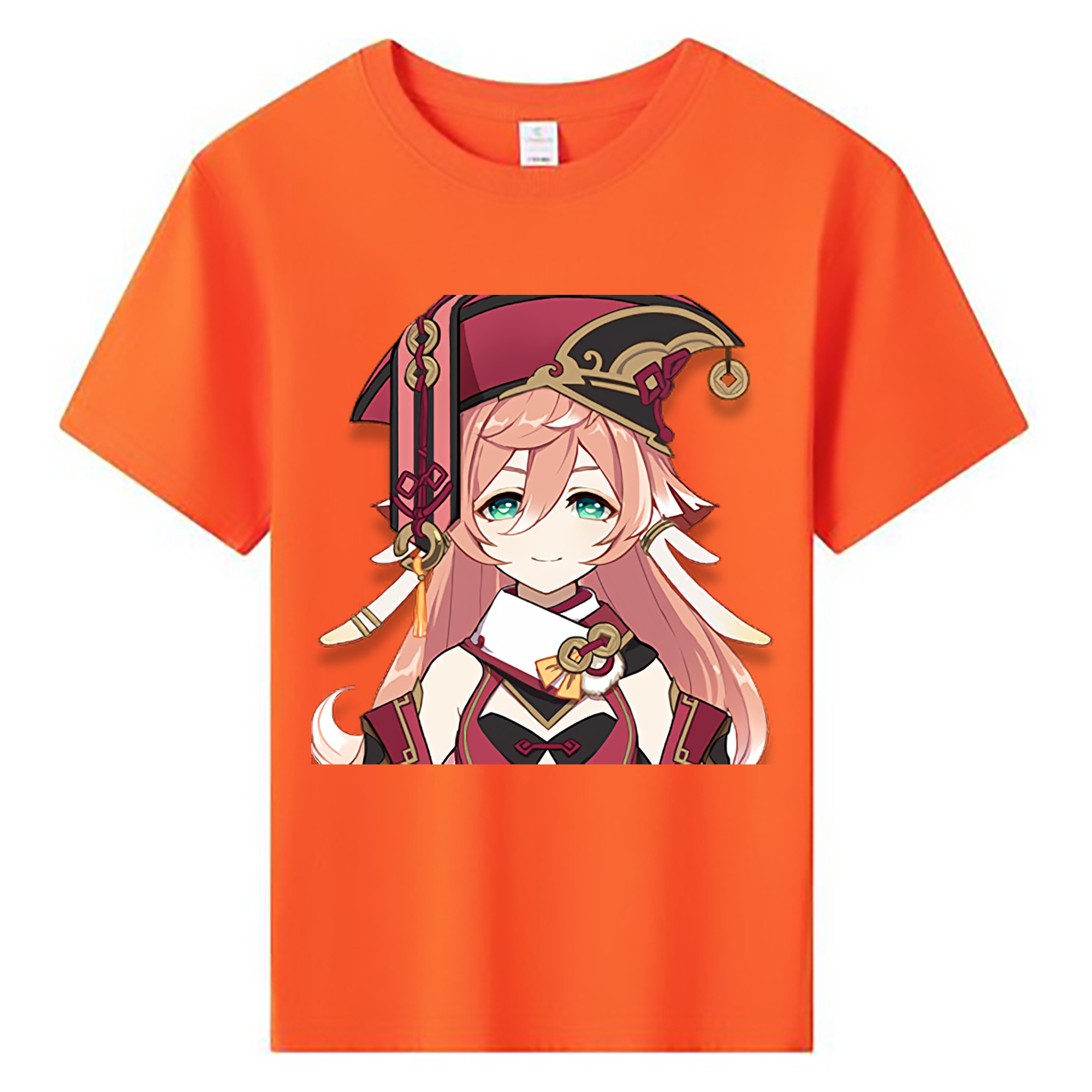 げんし神 ヤンフェイ genshin Yanfei 綿100％キッズTシャツ（フロントプリント）