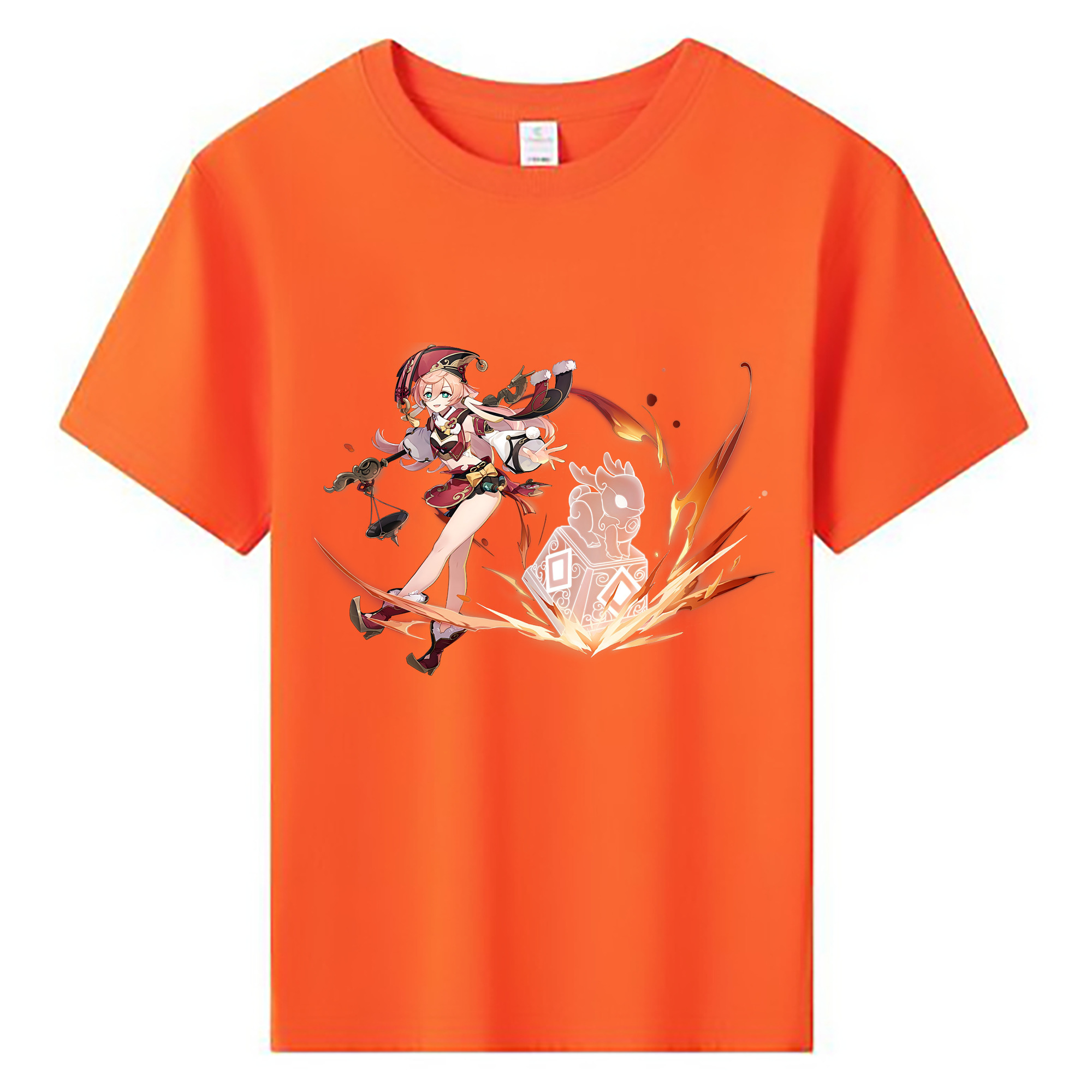 げんし神 ヤンフェイ genshin Yanfei 綿100％キッズTシャツ（フロントプリント）