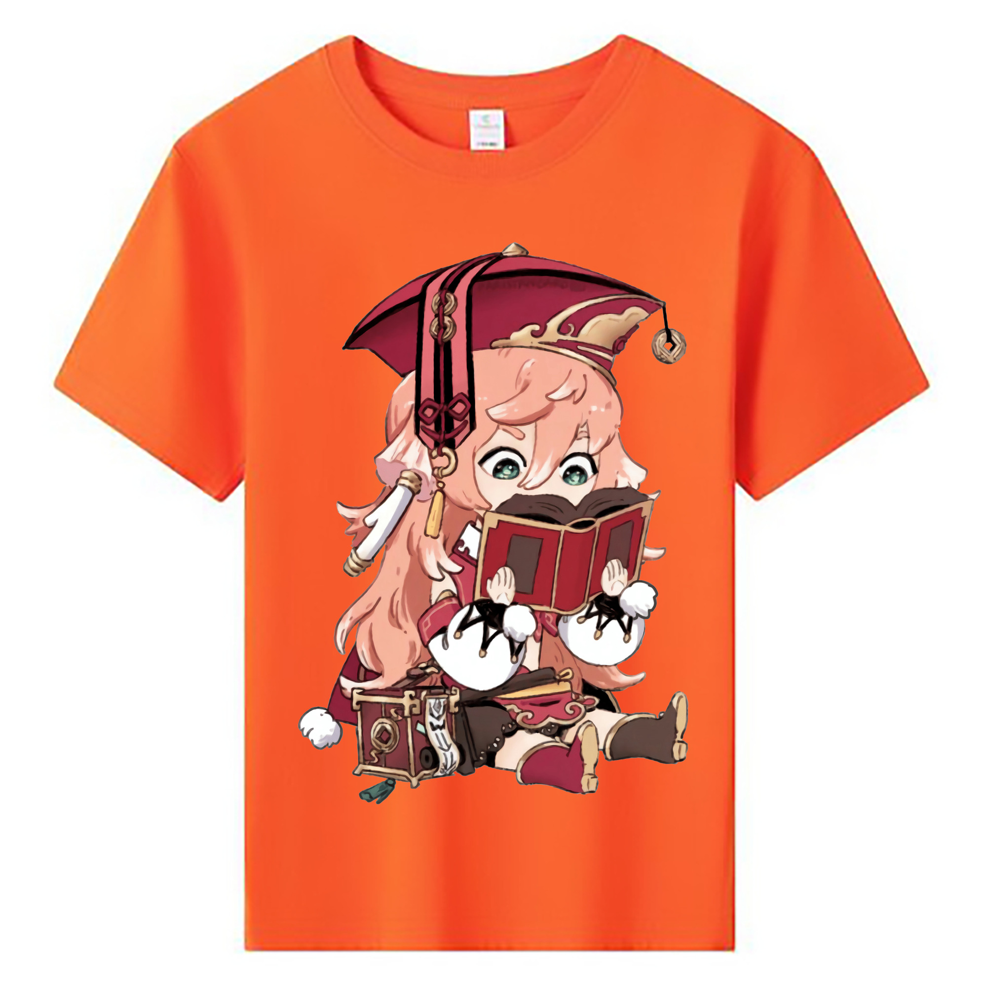 げんし神 ヤンフェイ genshin Yanfei 綿100％キッズTシャツ（フロントプリント）