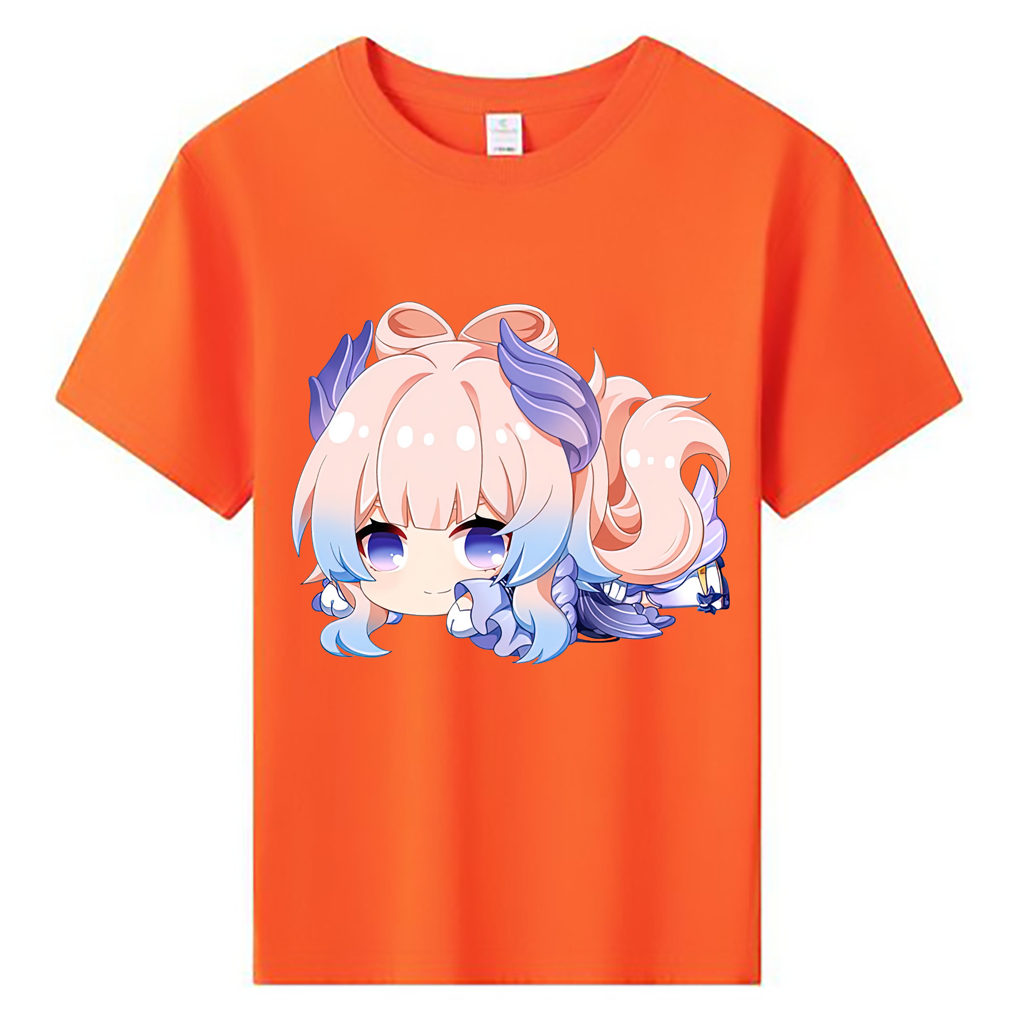 げんし神 珊瑚宮心海 サンゴノミヤ・ココミ genshin Sangonomiya Kokomi 綿100％キッズTシャツ（フロントプリント）