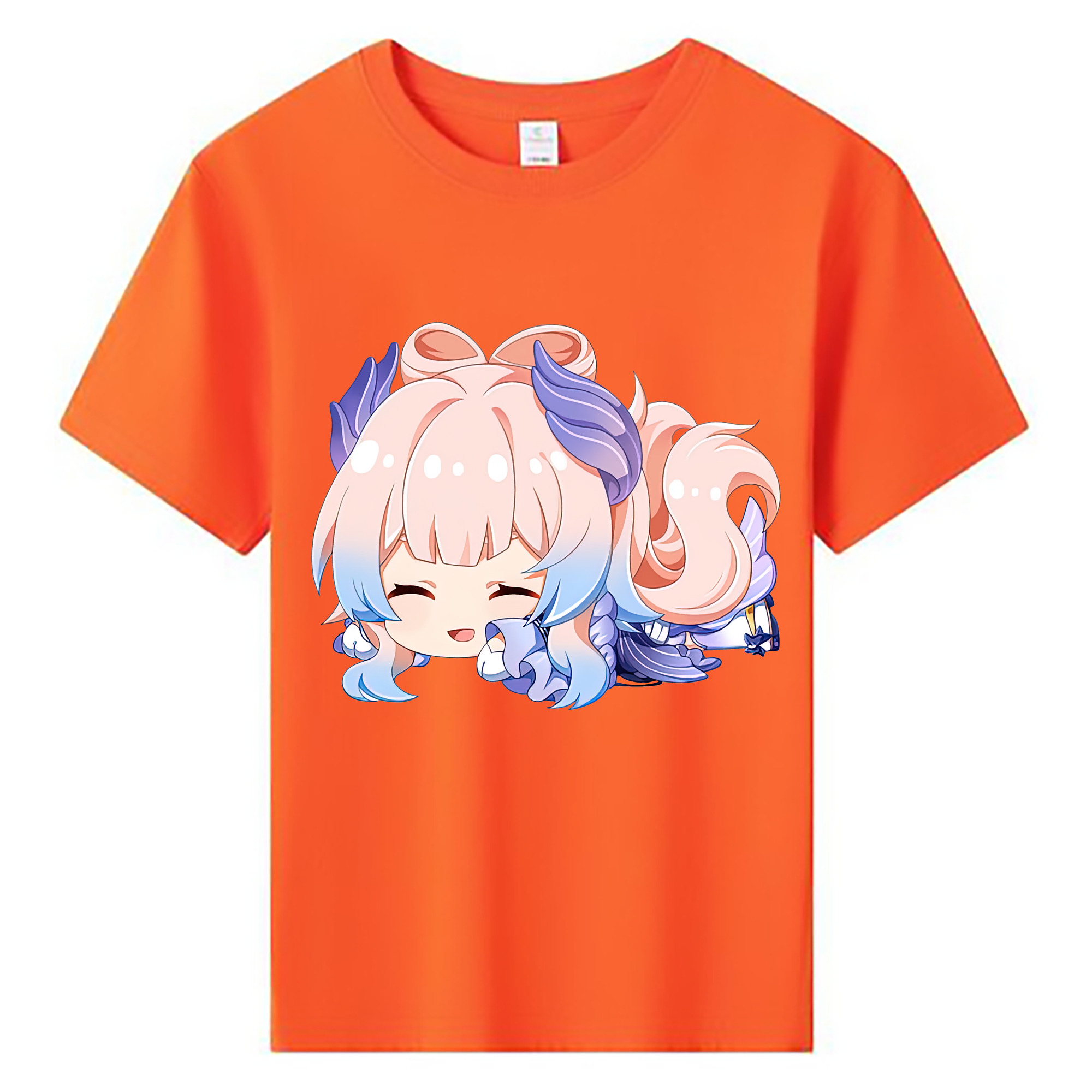 げんし神 珊瑚宮心海 サンゴノミヤ・ココミ genshin Sangonomiya Kokomi 綿100％キッズTシャツ（フロントプリント）