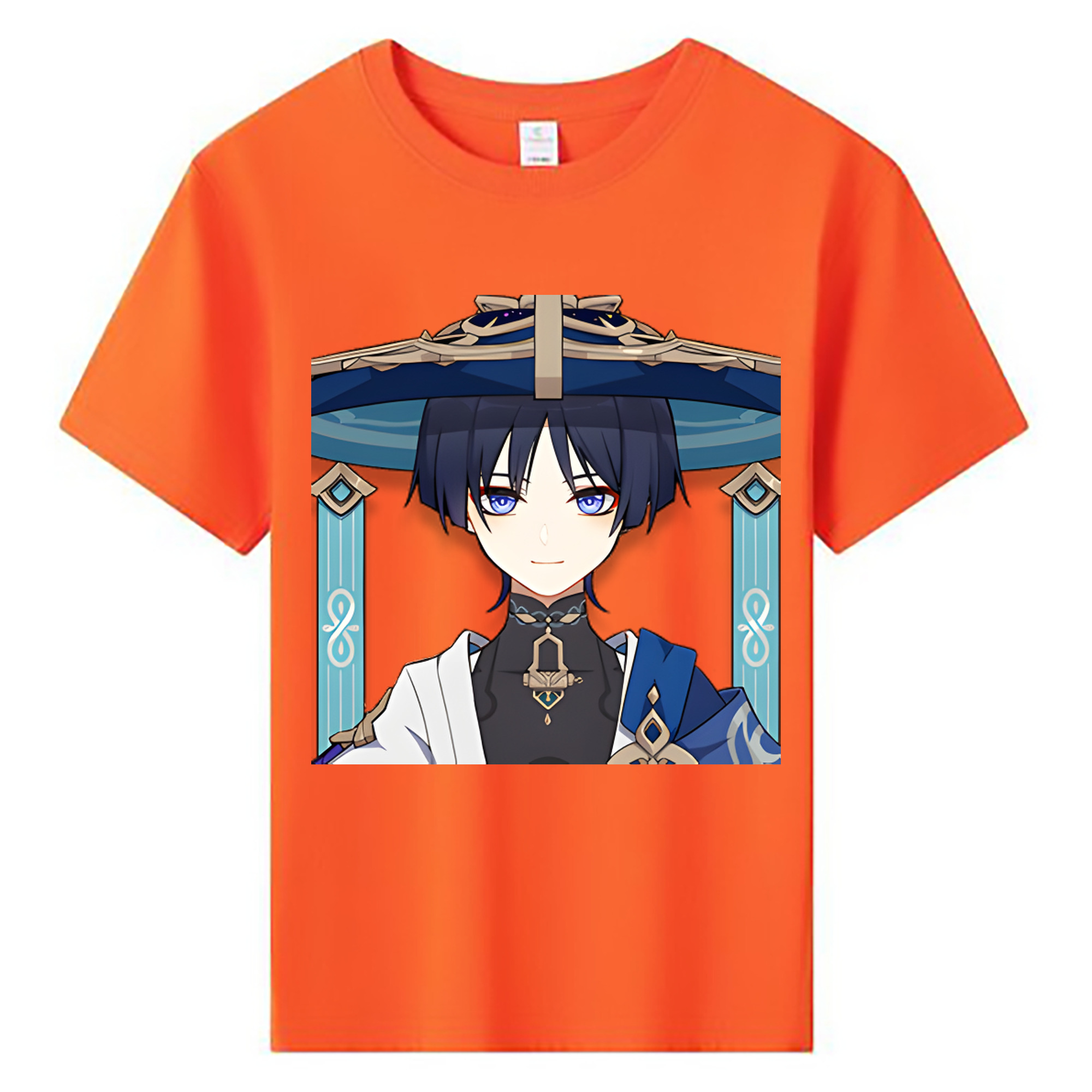 げんし神 さんペい genshin Sanpei 綿100％キッズTシャツ（フロントプリント）