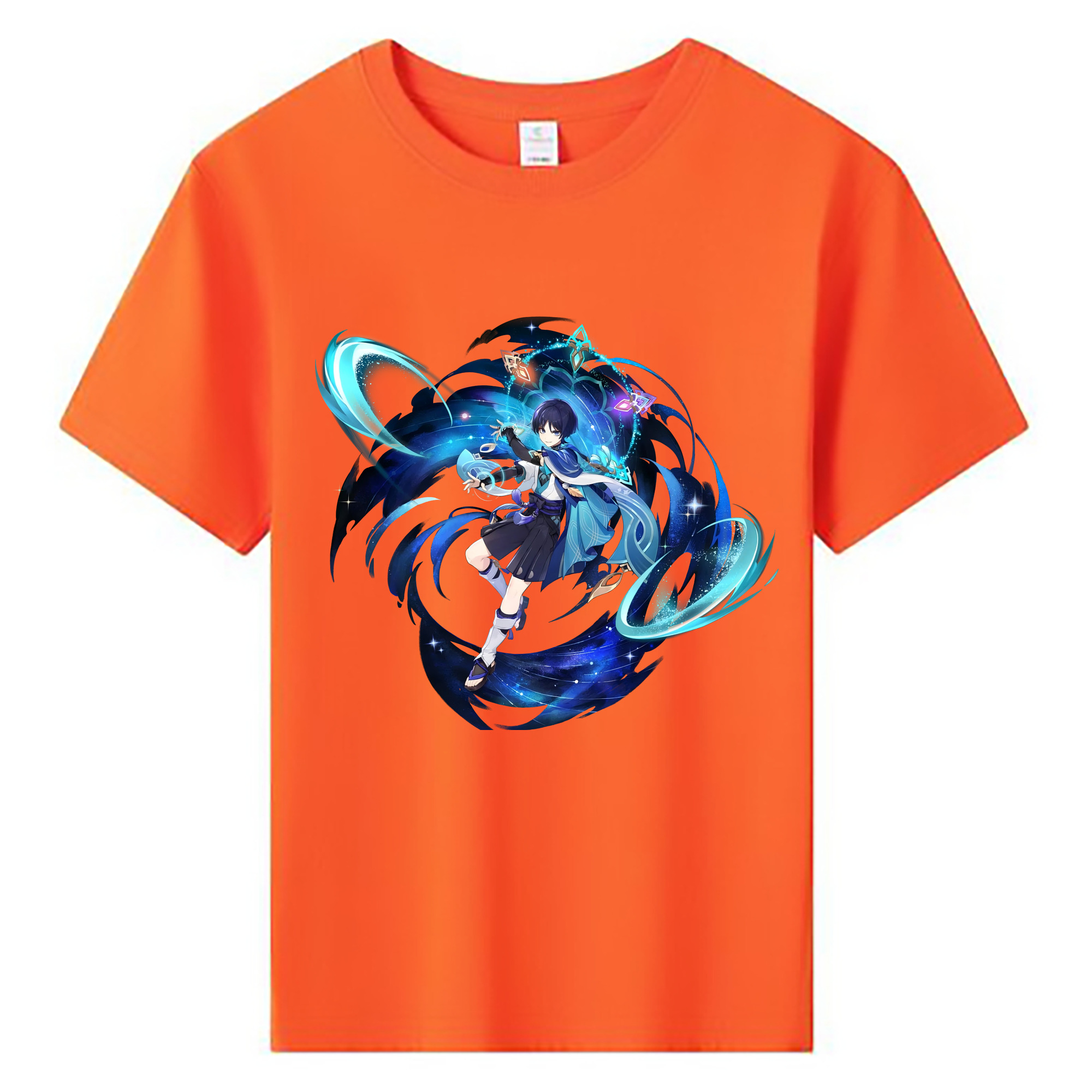 げんし神 さんペい genshin Sanpei 綿100％キッズTシャツ（フロントプリント）