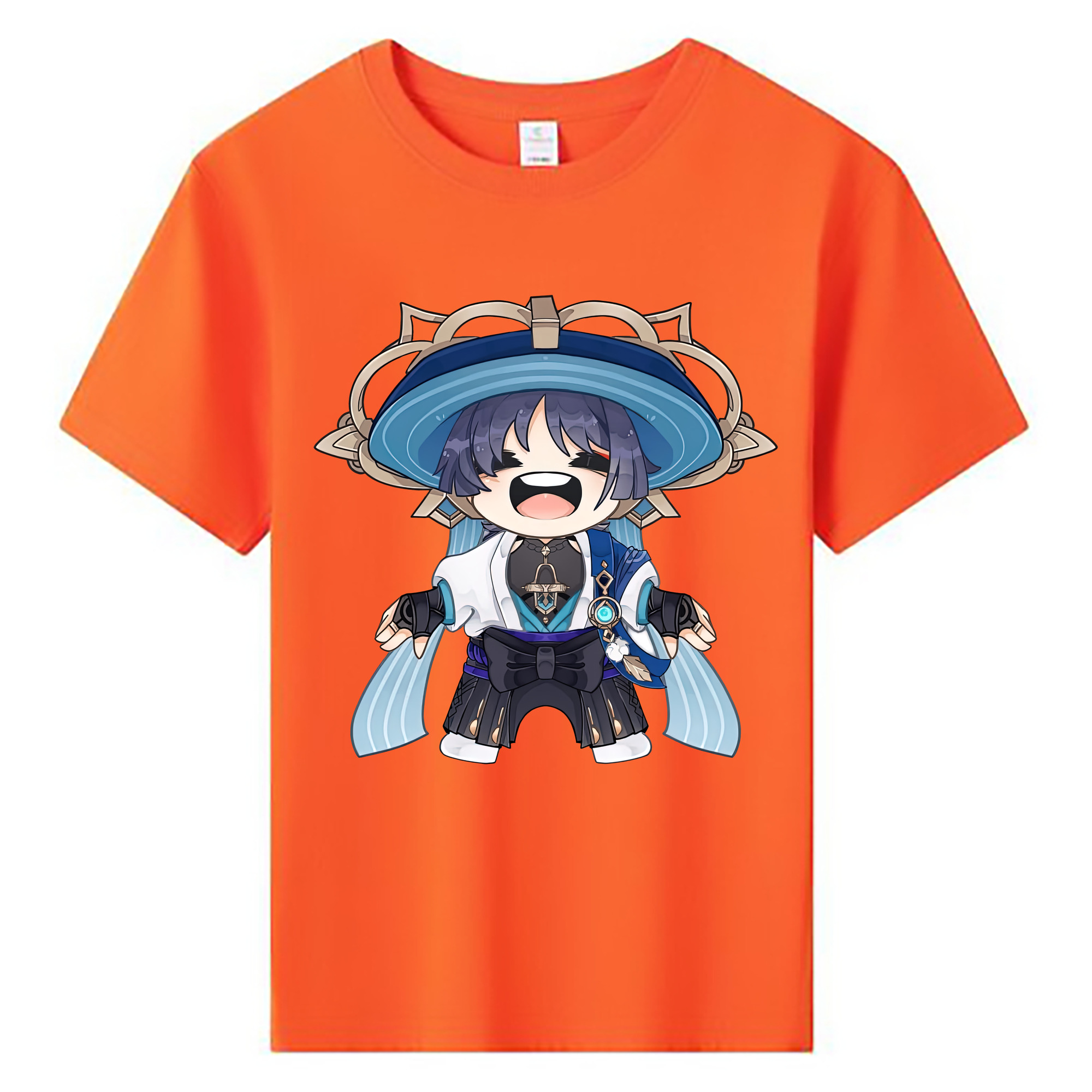げんし神 さんペい genshin Sanpei 綿100％キッズTシャツ（フロントプリント）
