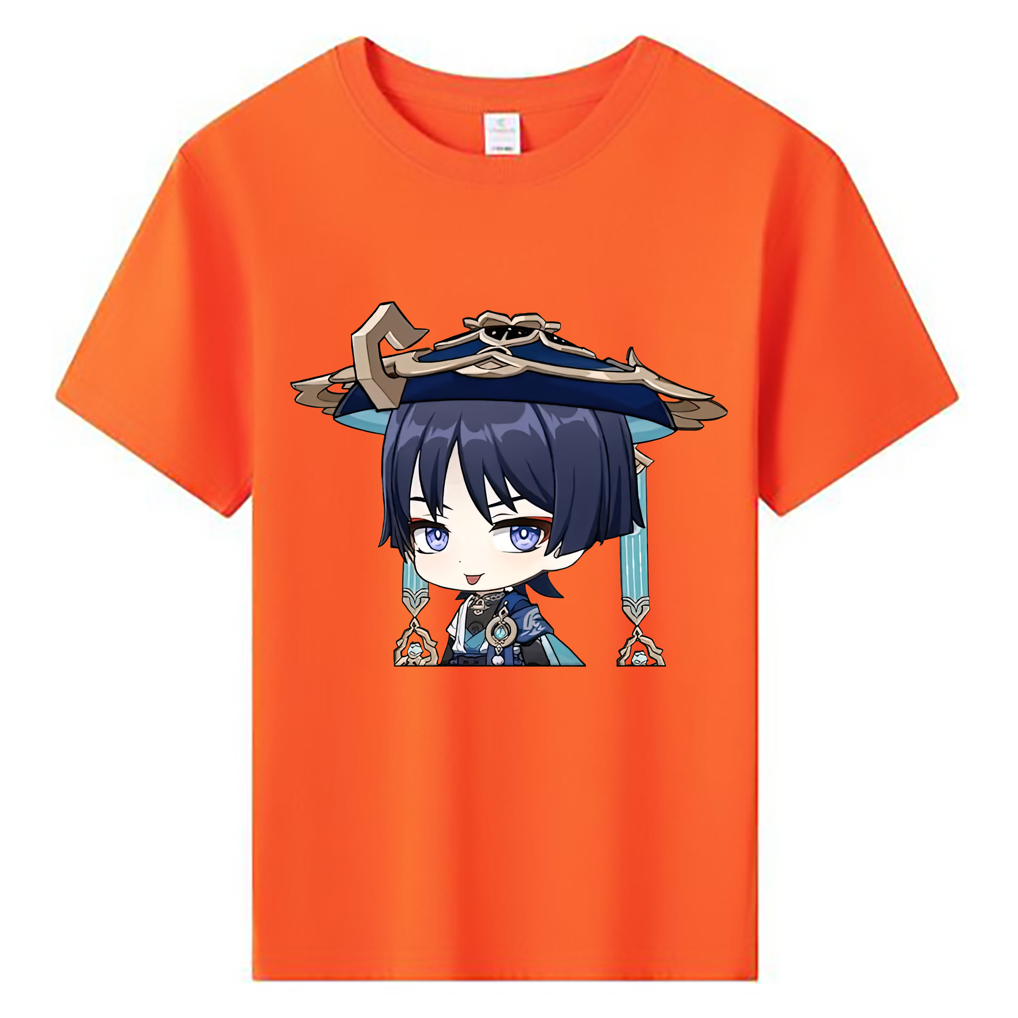 げんし神 さんペい genshin Sanpei 綿100％キッズTシャツ（フロントプリント）