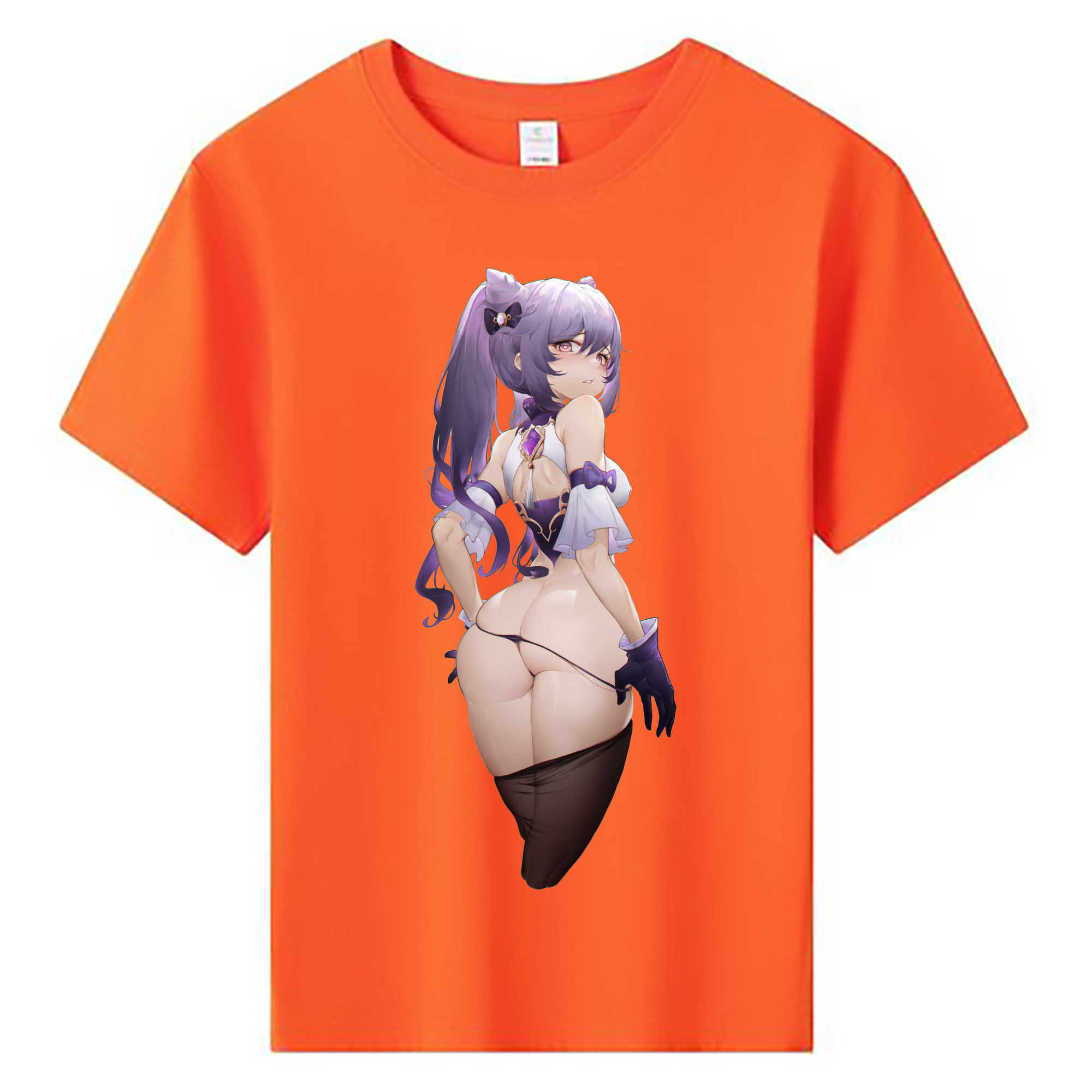げんし神 刻晴 こくせい genshin Kokusei 綿100％キッズTシャツ（フロントプリント）