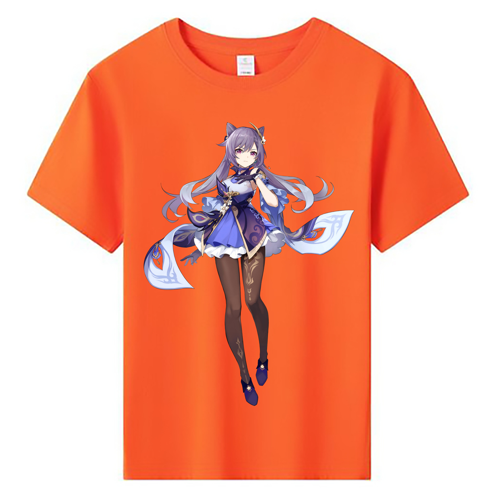 げんし神 刻晴 こくせい genshin Kokusei 綿100％キッズTシャツ（フロントプリント）