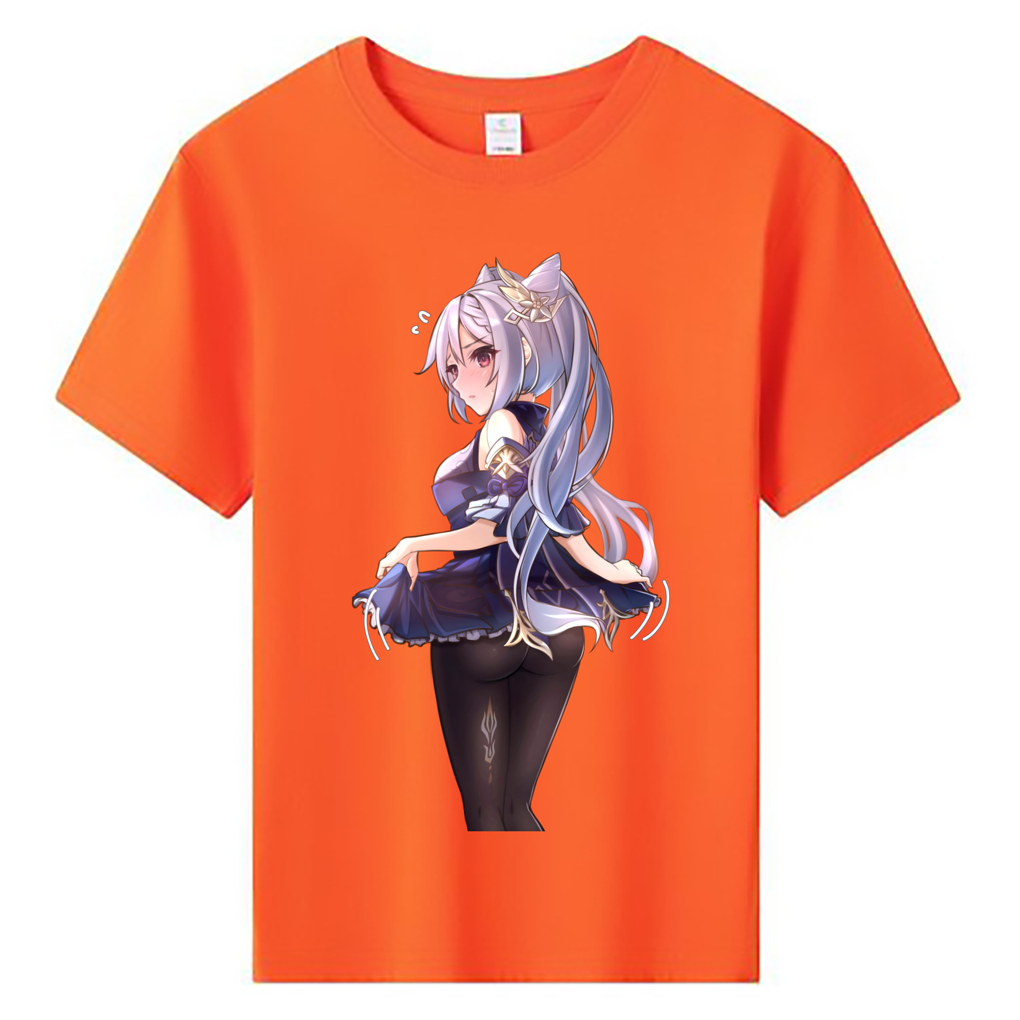 げんし神 刻晴 こくせい genshin Kokusei 綿100％キッズTシャツ（フロントプリント）