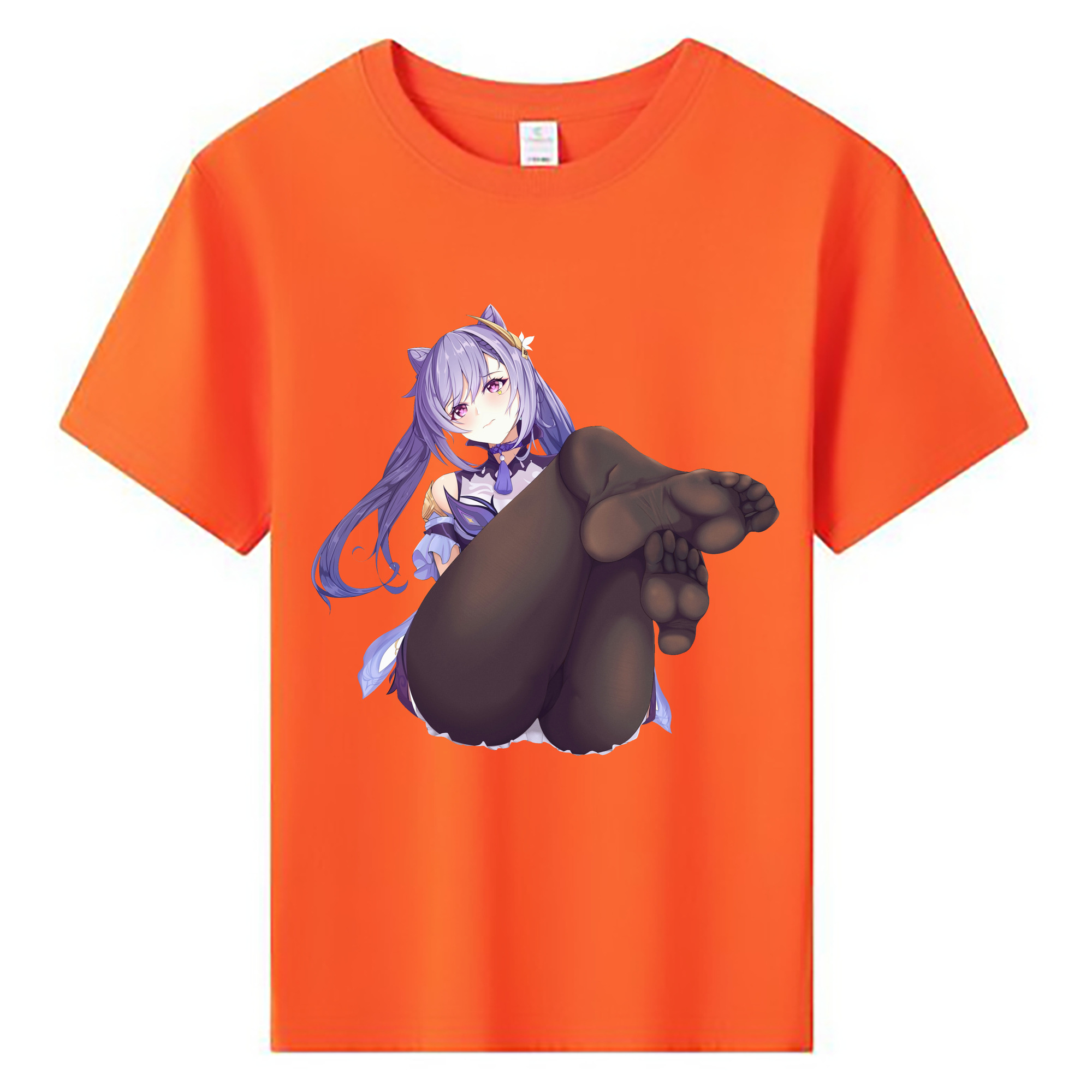 げんし神 刻晴 こくせい genshin Kokusei 綿100％キッズTシャツ（フロントプリント）
