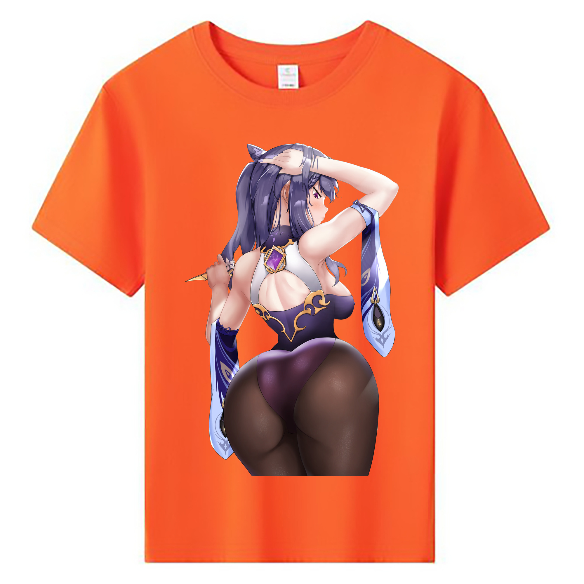 げんし神 刻晴 こくせい genshin Kokusei 綿100％キッズTシャツ（フロントプリント）