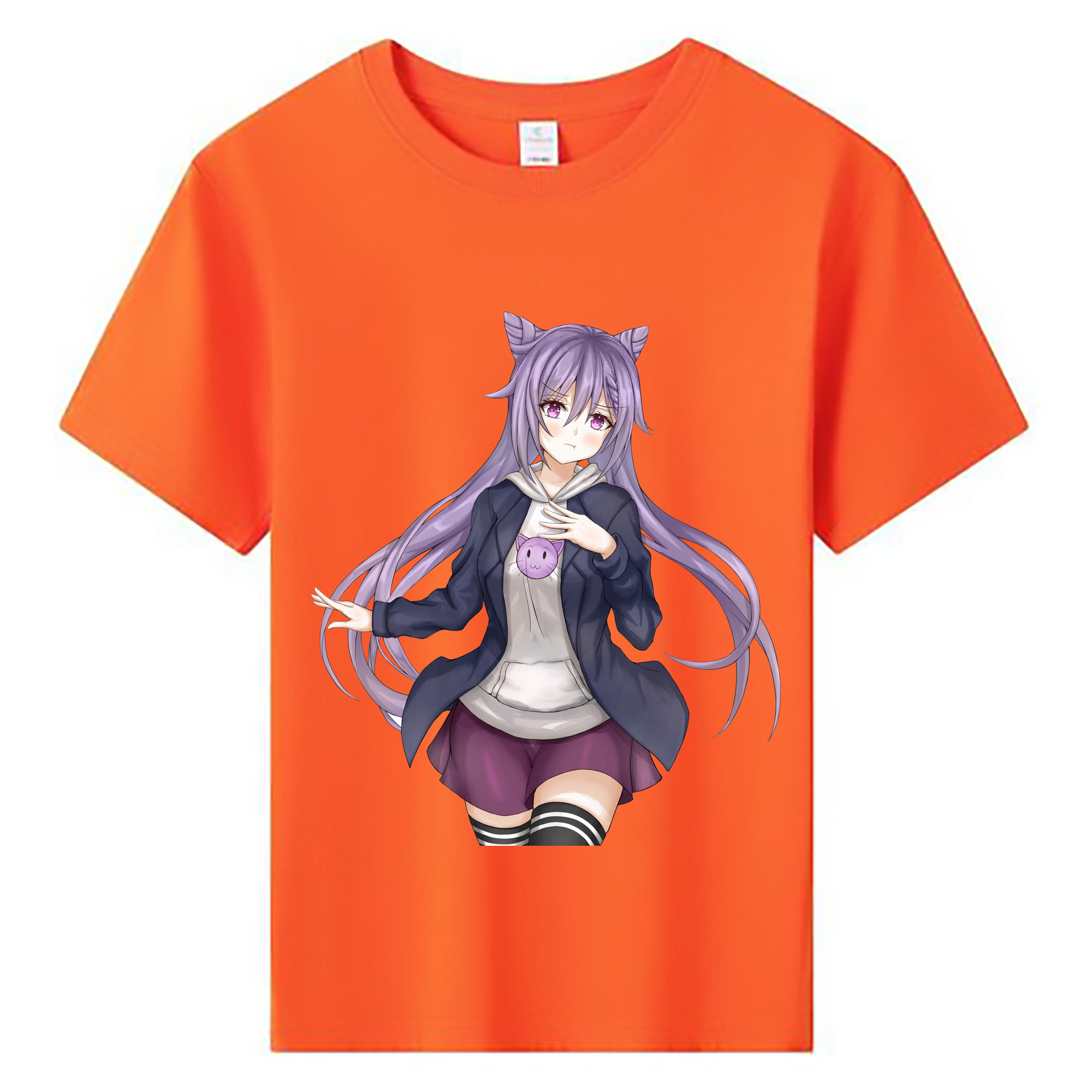 げんし神 刻晴 こくせい genshin Kokusei 綿100％キッズTシャツ（フロントプリント）