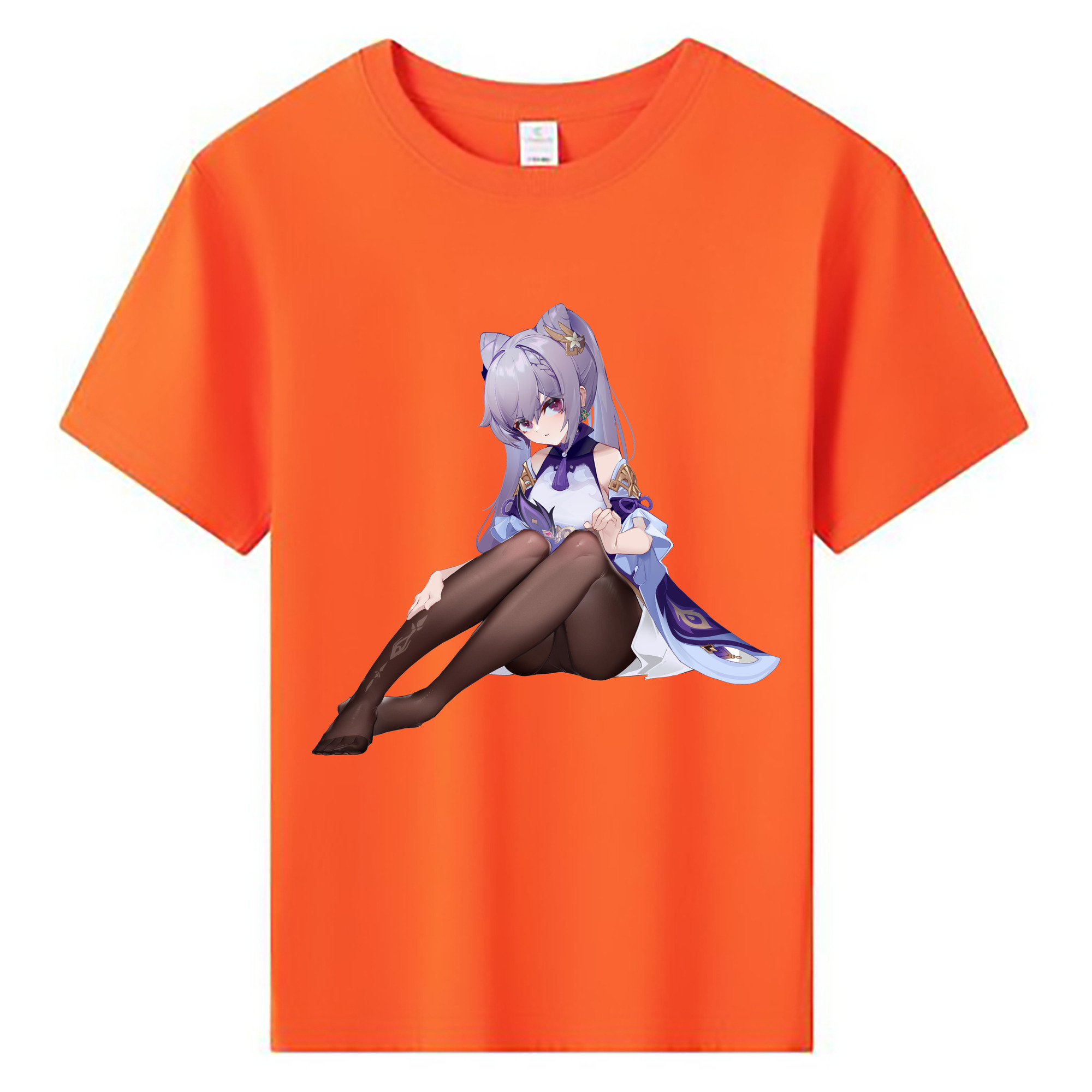 げんし神 刻晴 こくせい genshin Kokusei 綿100％キッズTシャツ（フロントプリント）