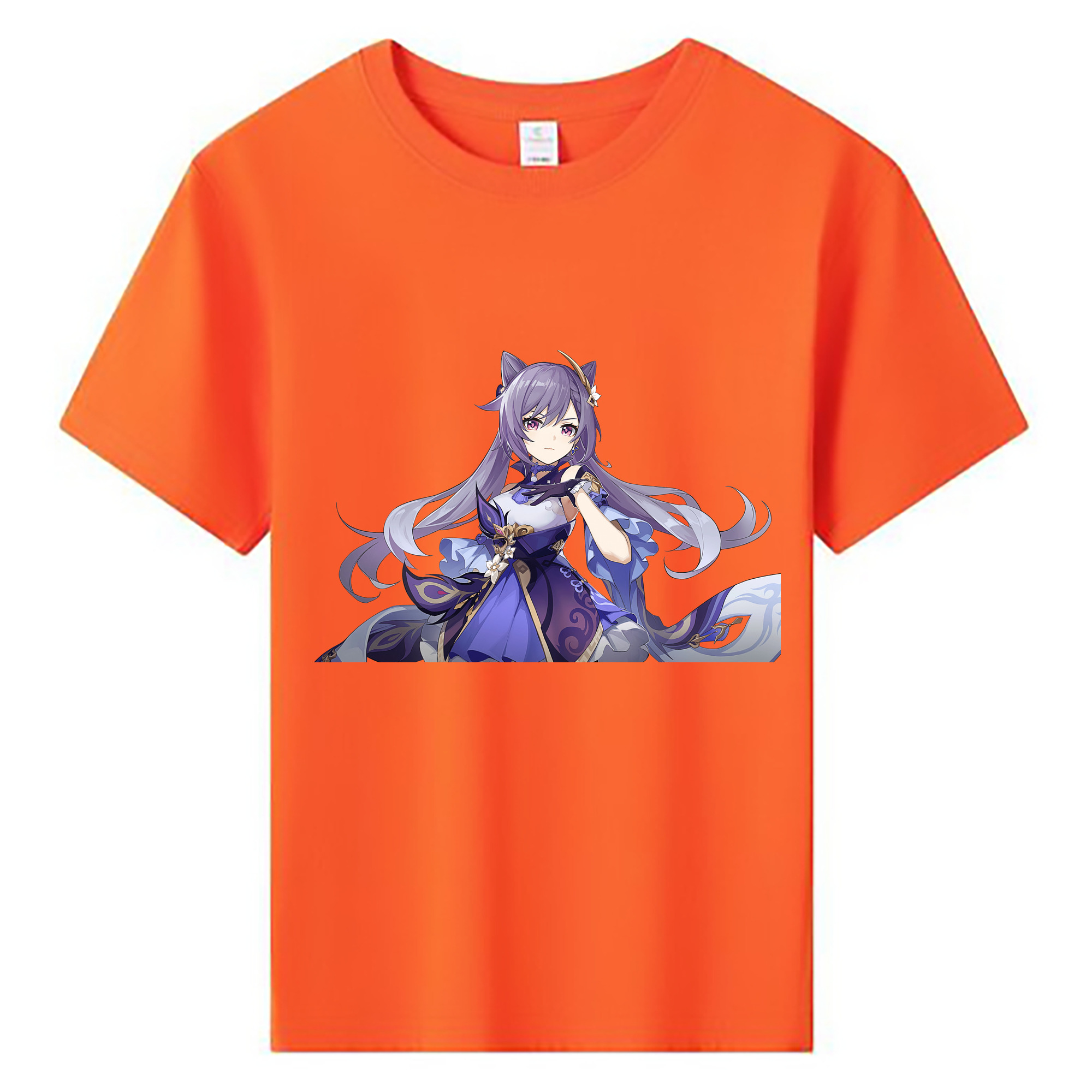 げんし神 刻晴 こくせい genshin Kokusei 綿100％キッズTシャツ（フロントプリント）
