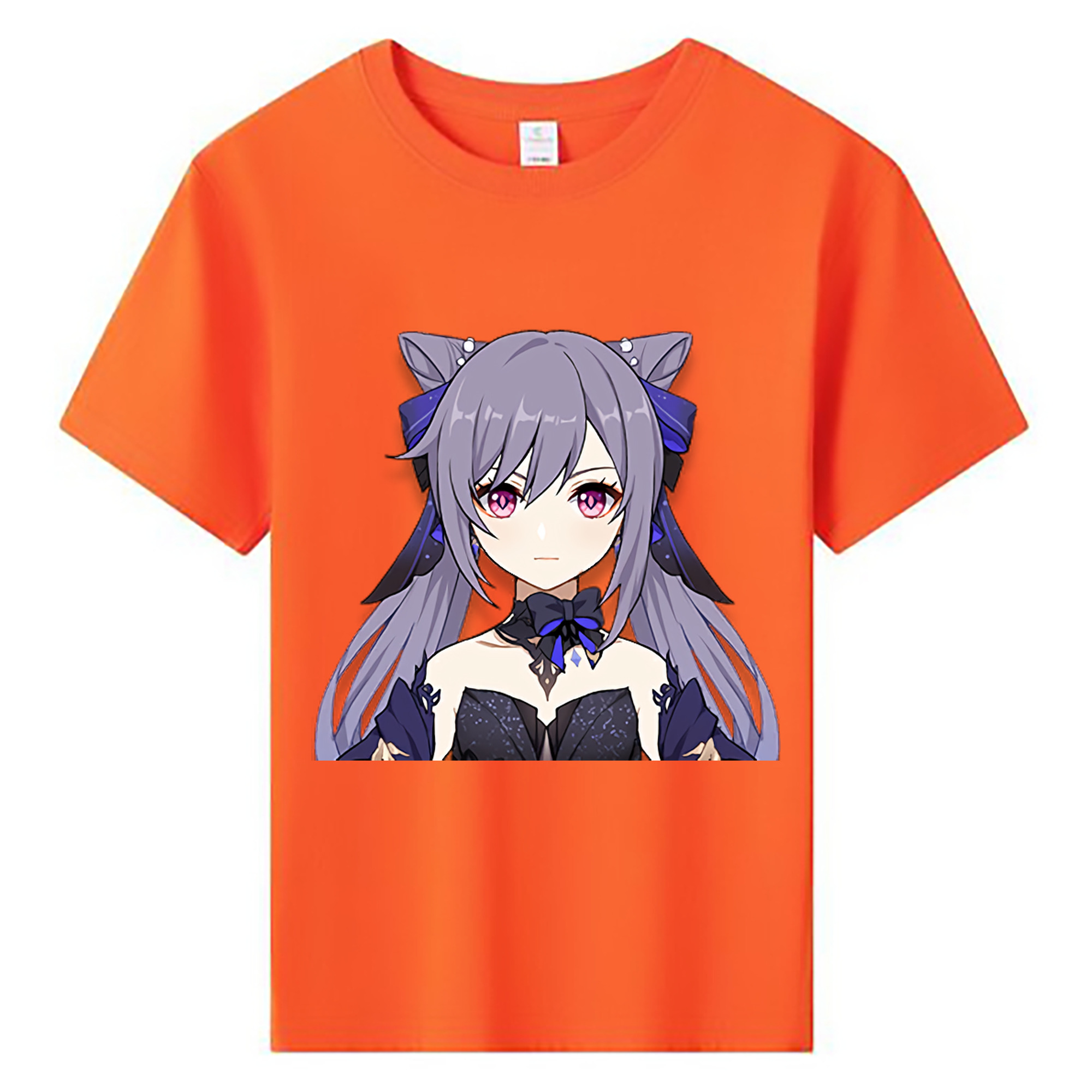 げんし神 刻晴 こくせい genshin Kokusei 綿100％キッズTシャツ（フロントプリント）