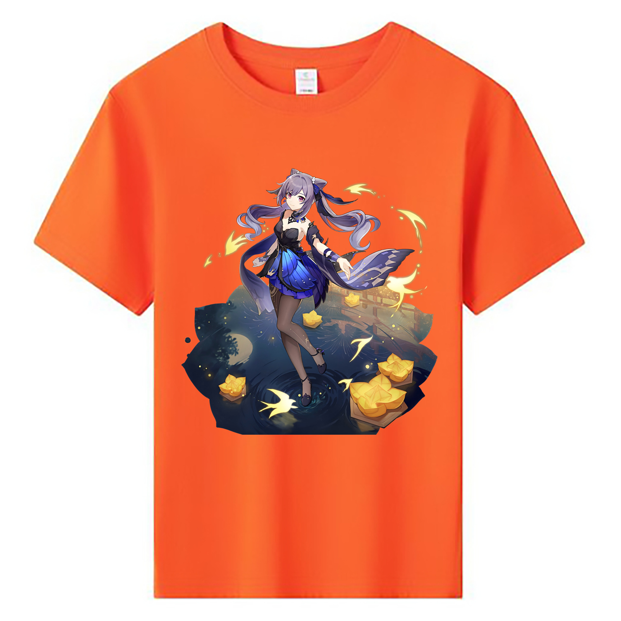 げんし神 刻晴 こくせい genshin Kokusei 綿100％キッズTシャツ（フロントプリント）