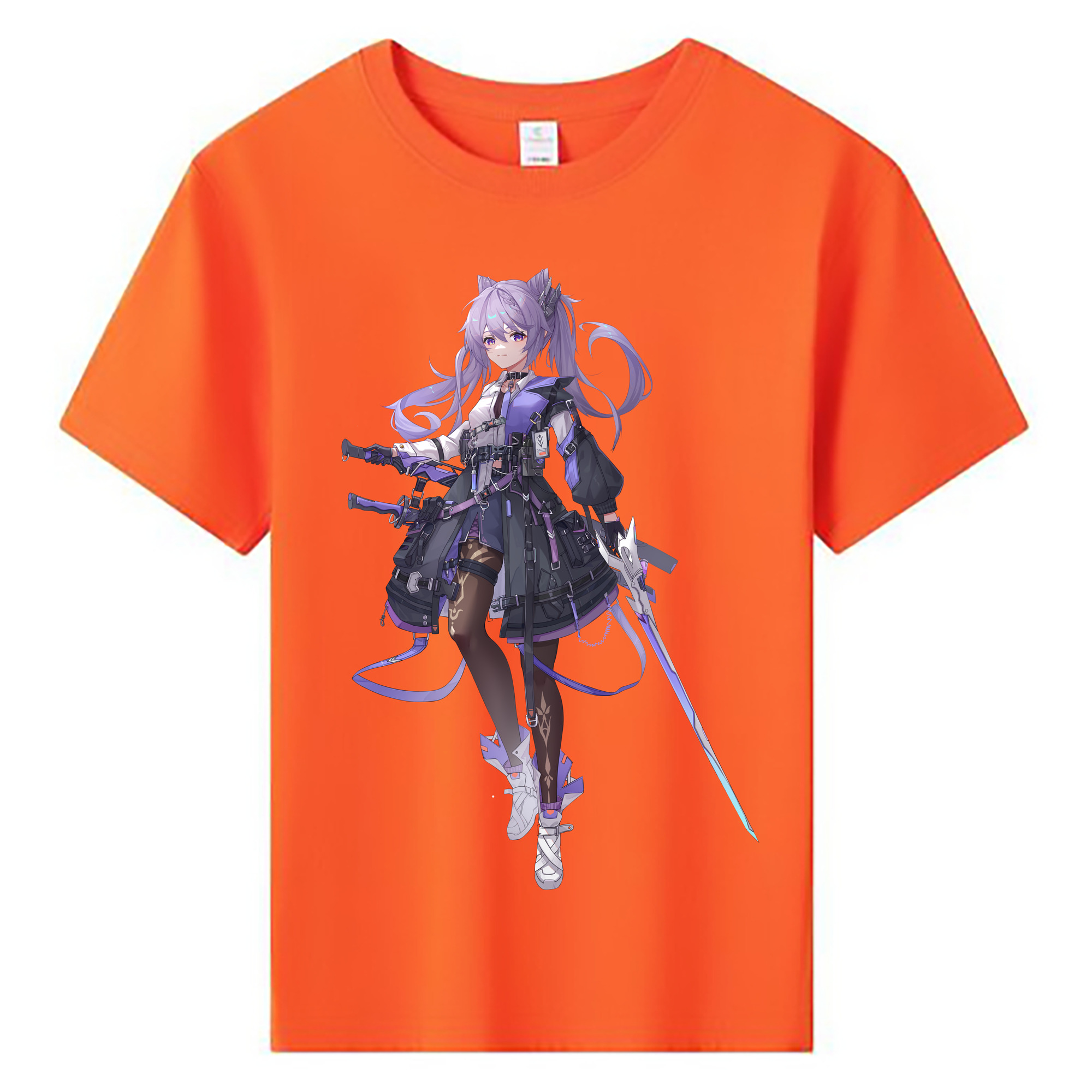 げんし神 刻晴 こくせい genshin Kokusei 綿100％キッズTシャツ（フロントプリント）