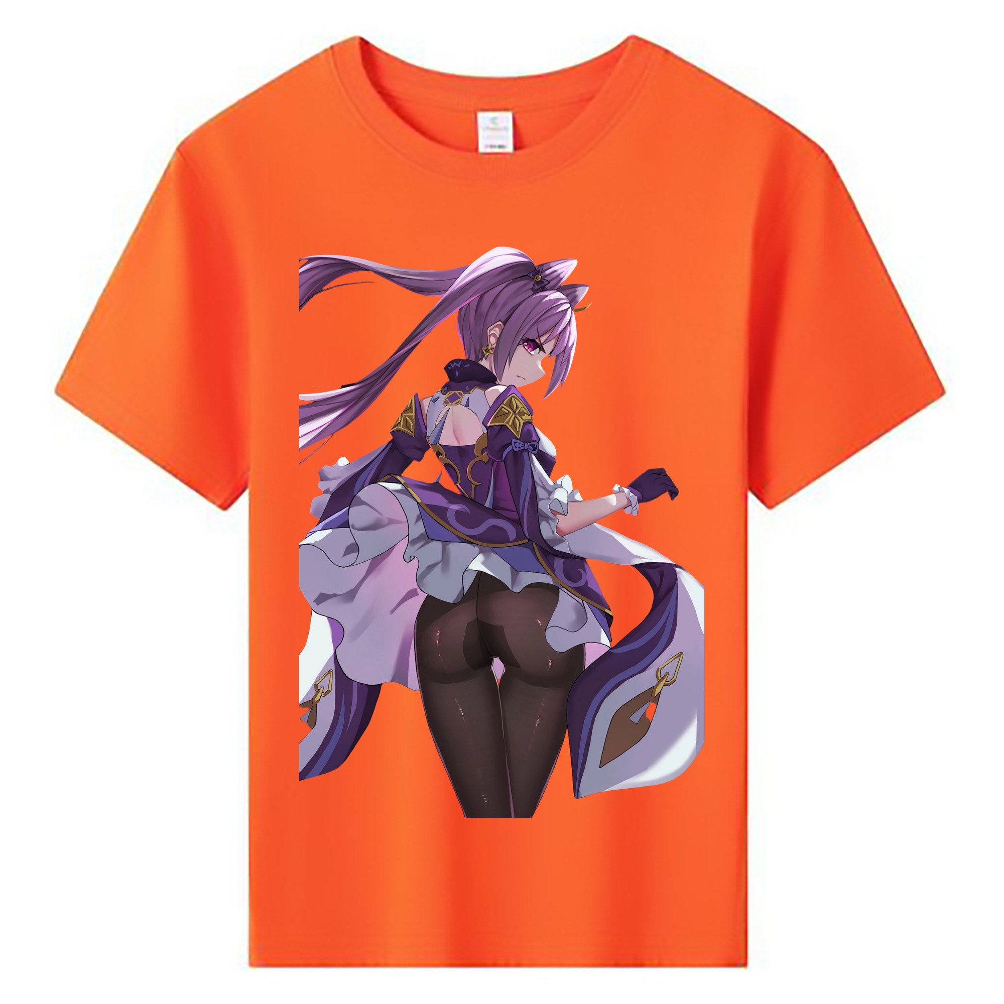 げんし神 刻晴 こくせい genshin Kokusei 綿100％キッズTシャツ（フロントプリント）