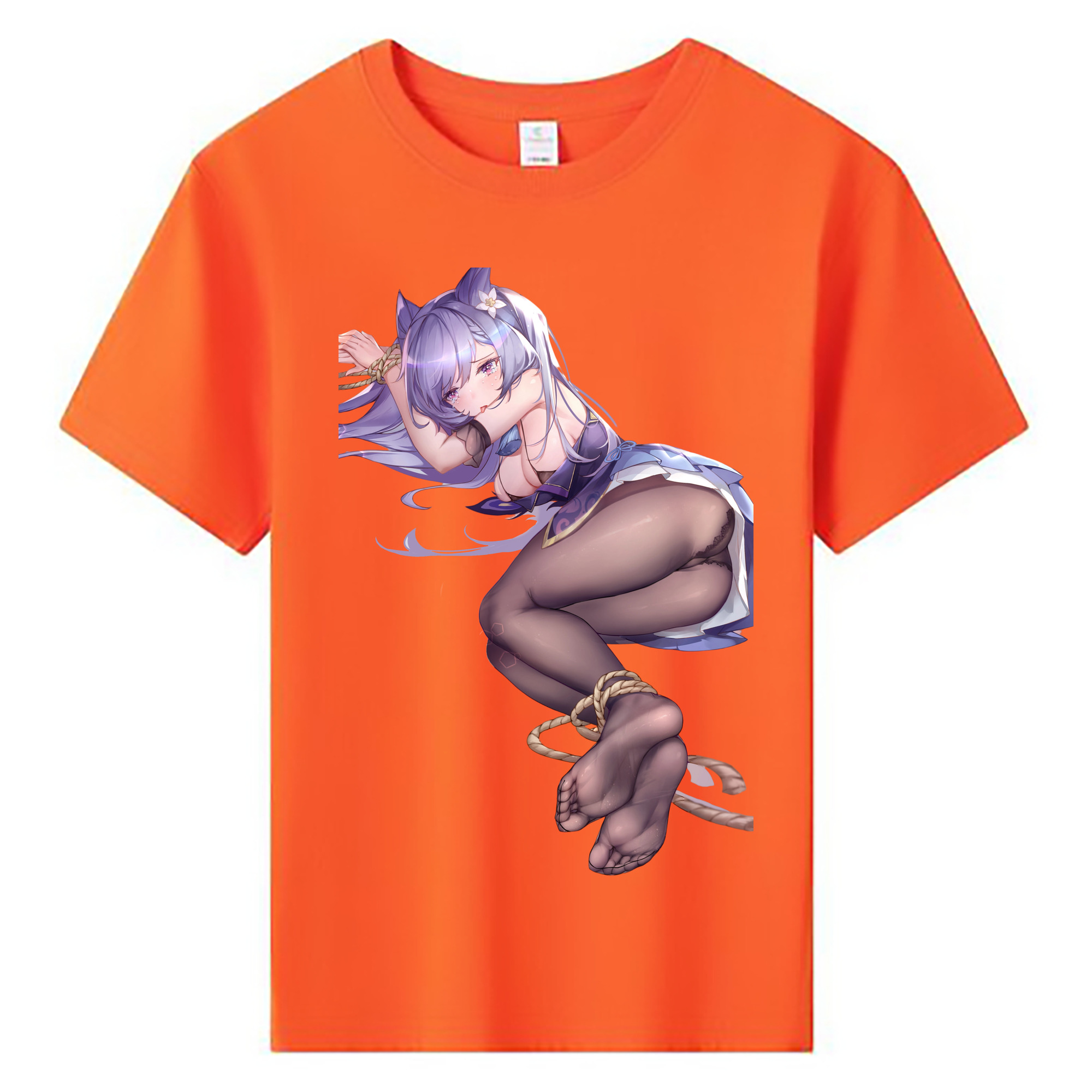 げんし神 刻晴 こくせい genshin Kokusei 綿100％キッズTシャツ（フロントプリント）