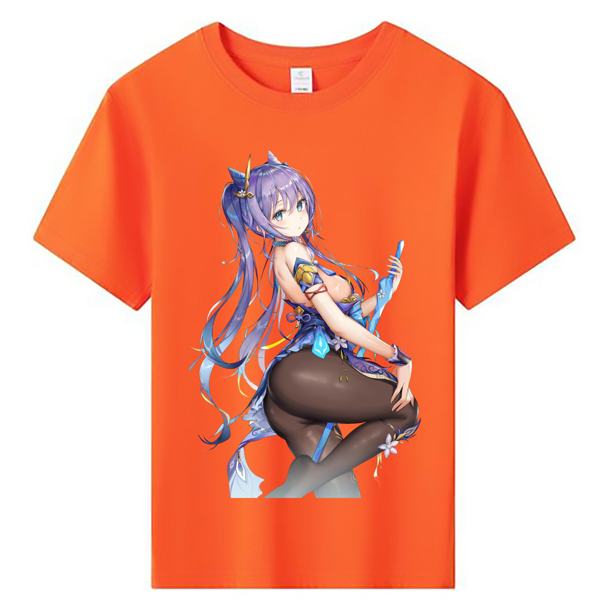 げんし神 刻晴 こくせい genshin Kokusei 綿100％キッズTシャツ（フロントプリント）