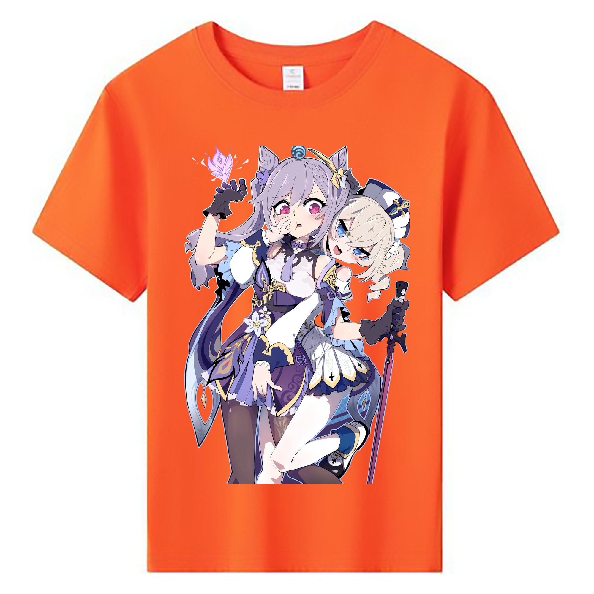 げんし神 刻晴 こくせい genshin Kokusei 綿100％キッズTシャツ（フロントプリント）