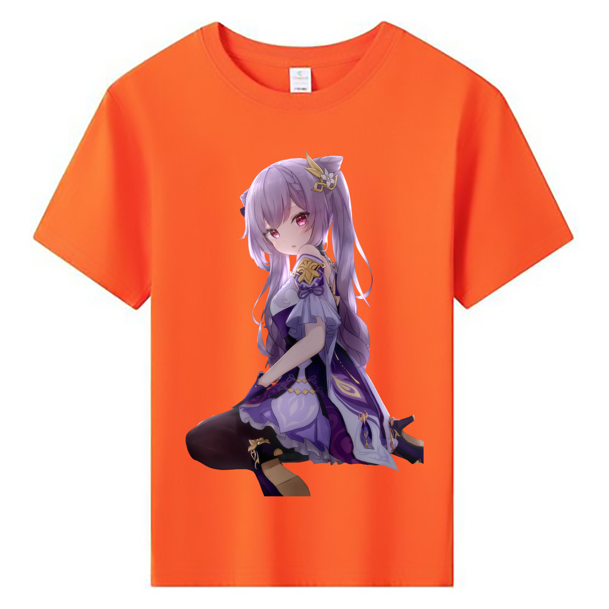 げんし神 刻晴 こくせい genshin Kokusei 綿100％キッズTシャツ（フロントプリント）