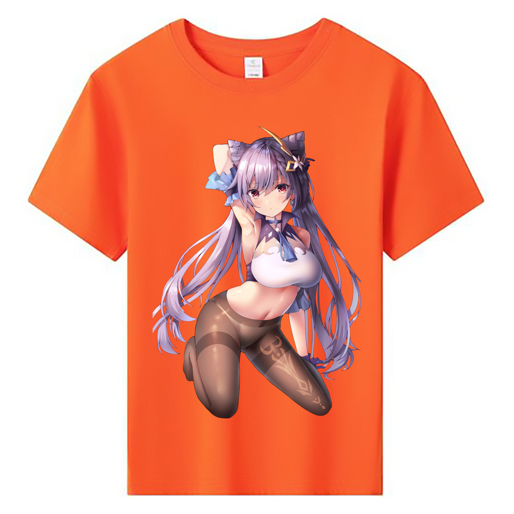 げんし神 刻晴 こくせい genshin Kokusei 綿100％キッズTシャツ（フロントプリント）