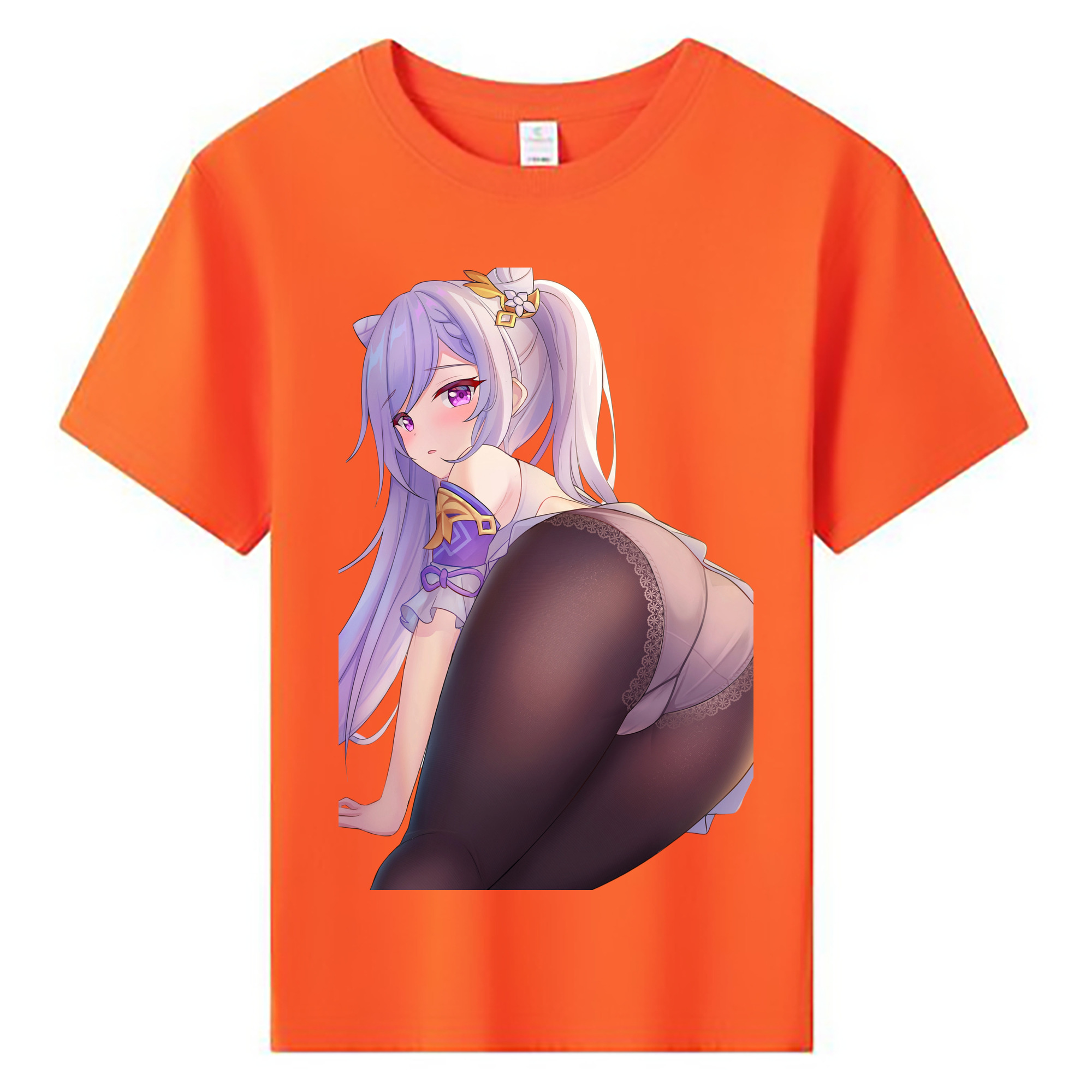 げんし神 刻晴 こくせい genshin Kokusei 綿100％キッズTシャツ（フロントプリント）