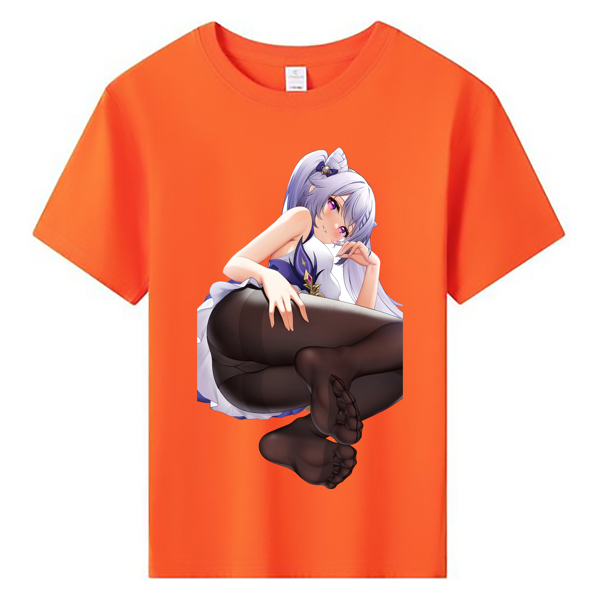 げんし神 刻晴 こくせい genshin Kokusei 綿100％キッズTシャツ（フロントプリント）