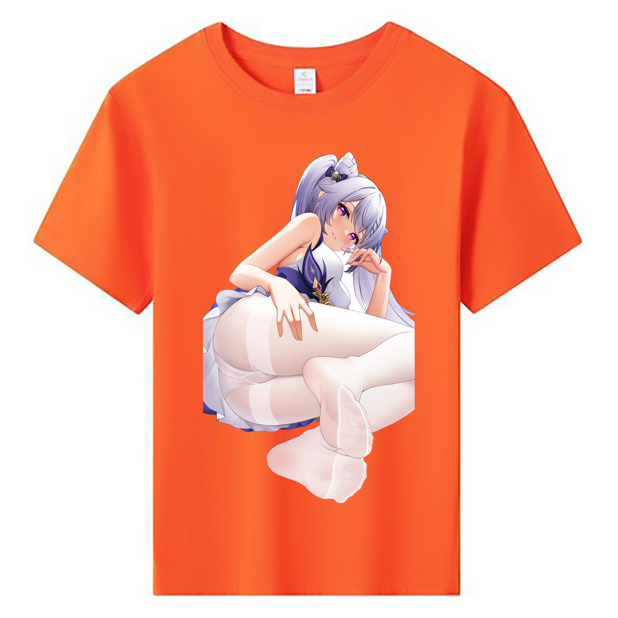 げんし神 刻晴 こくせい genshin Kokusei 綿100％キッズTシャツ（フロントプリント）