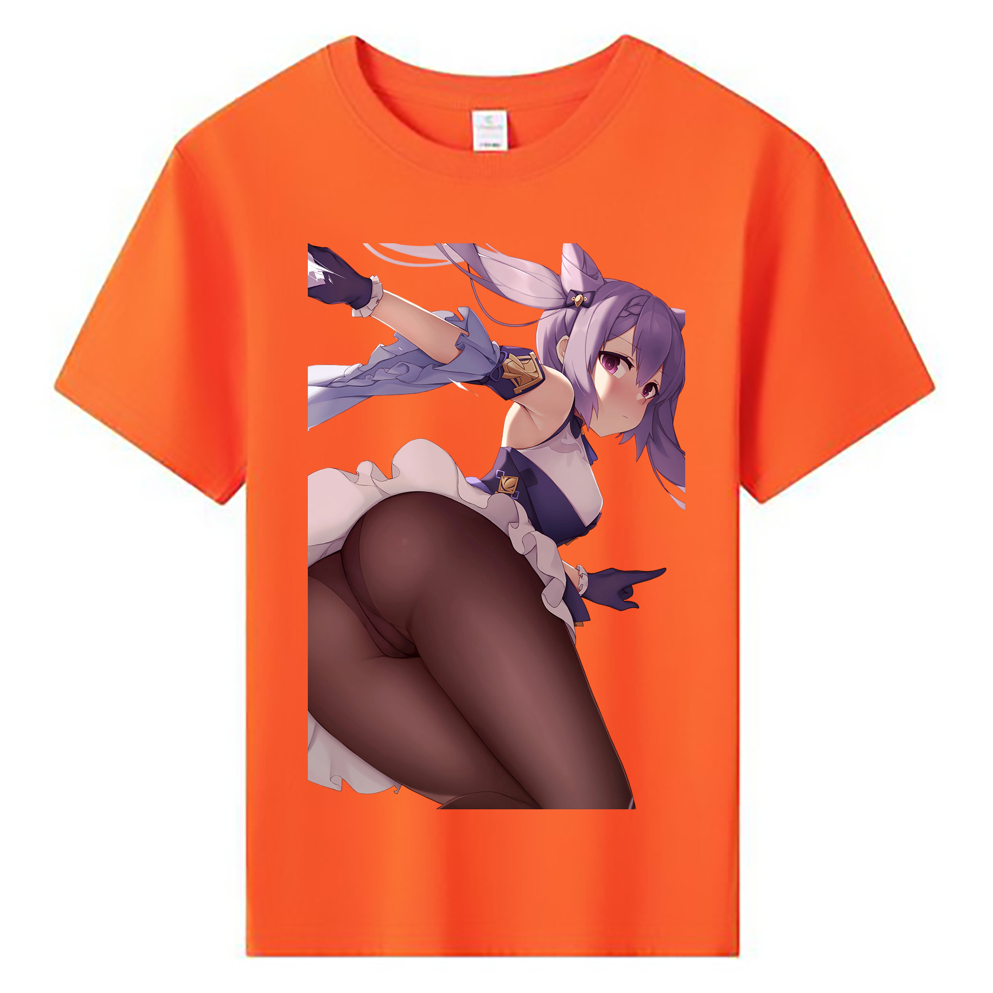 げんし神 刻晴 こくせい genshin Kokusei 綿100％キッズTシャツ（フロントプリント）