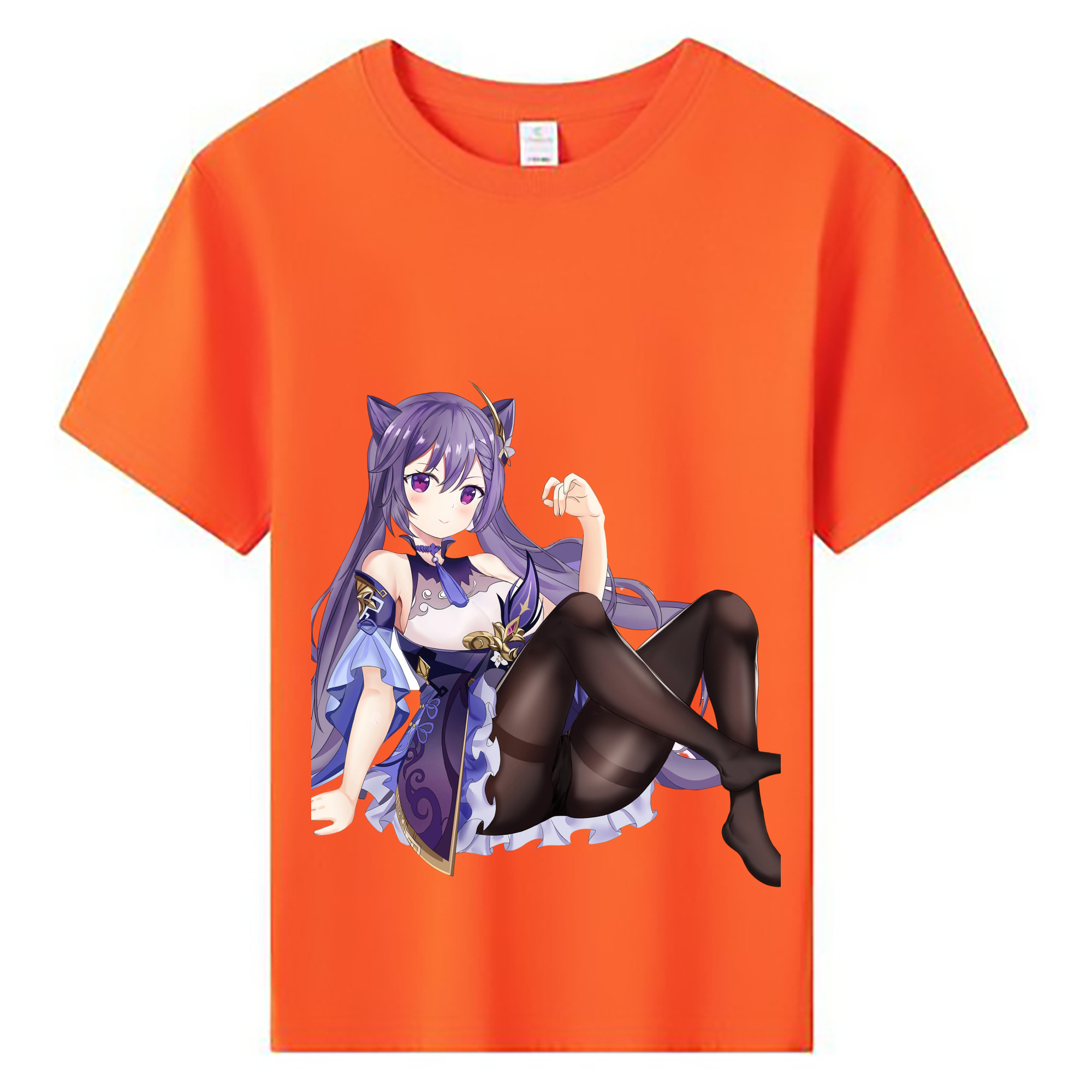 げんし神 刻晴 こくせい genshin Kokusei 綿100％キッズTシャツ（フロントプリント）