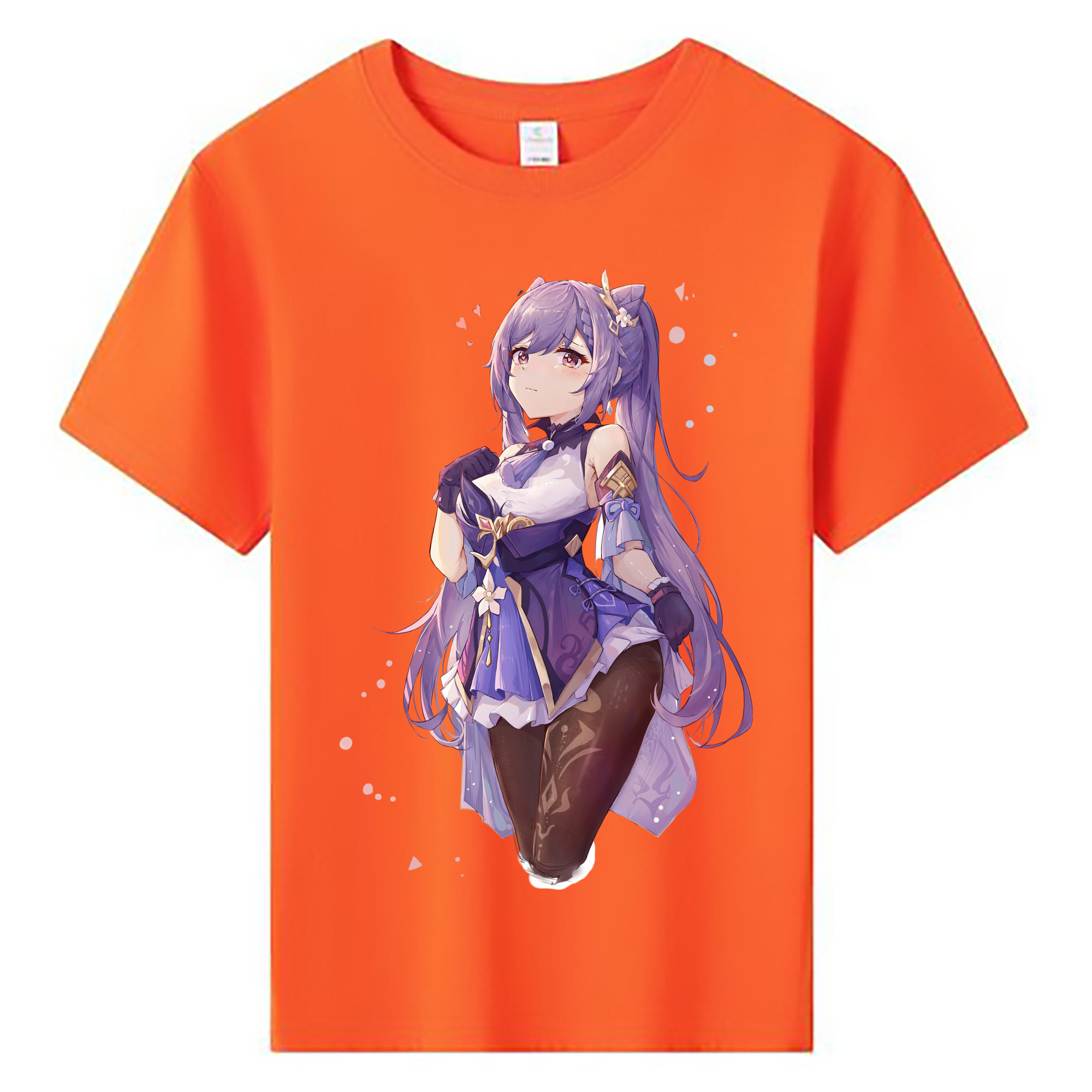 げんし神 刻晴 こくせい genshin Kokusei 綿100％キッズTシャツ（フロントプリント）