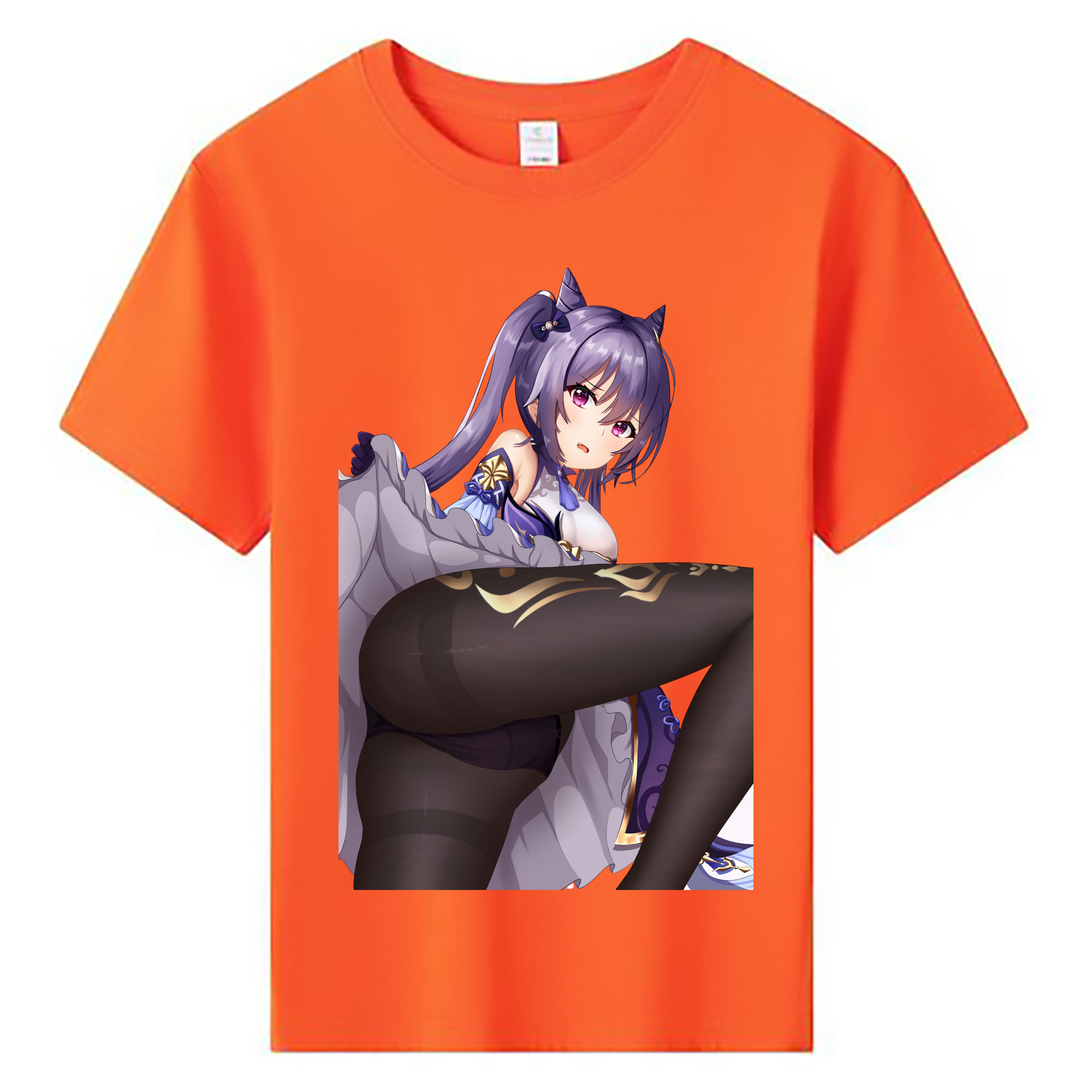 げんし神 刻晴 こくせい genshin Kokusei 綿100％キッズTシャツ（フロントプリント）