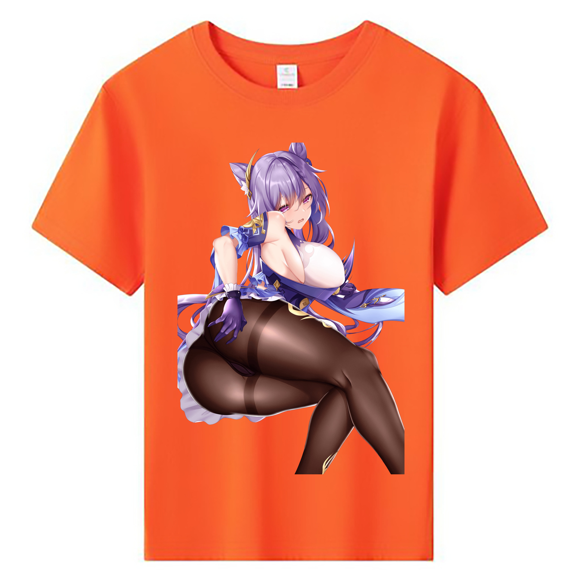 げんし神 刻晴 こくせい genshin Kokusei 綿100％キッズTシャツ（フロントプリント）