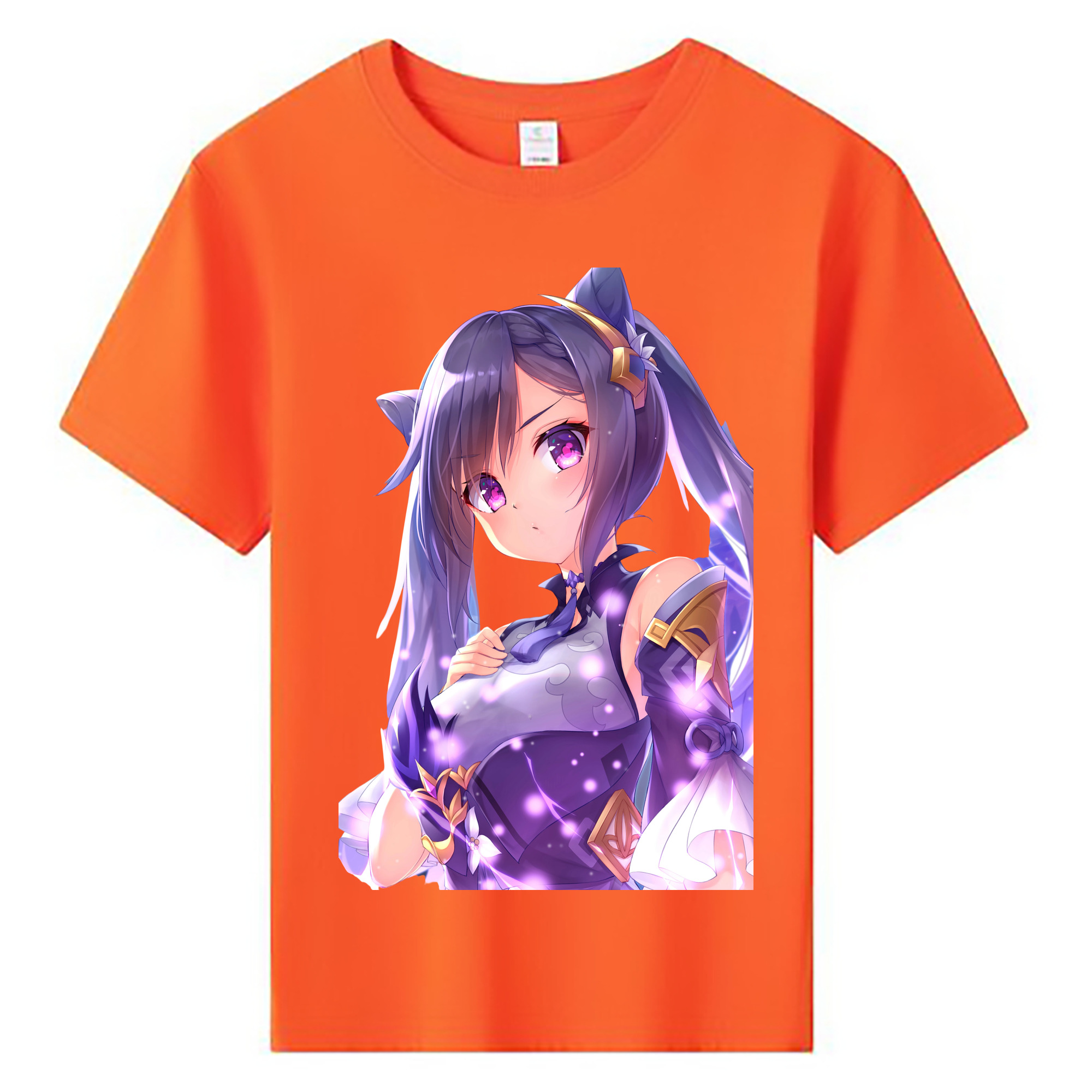 げんし神 刻晴 こくせい genshin Kokusei 綿100％キッズTシャツ（フロントプリント）