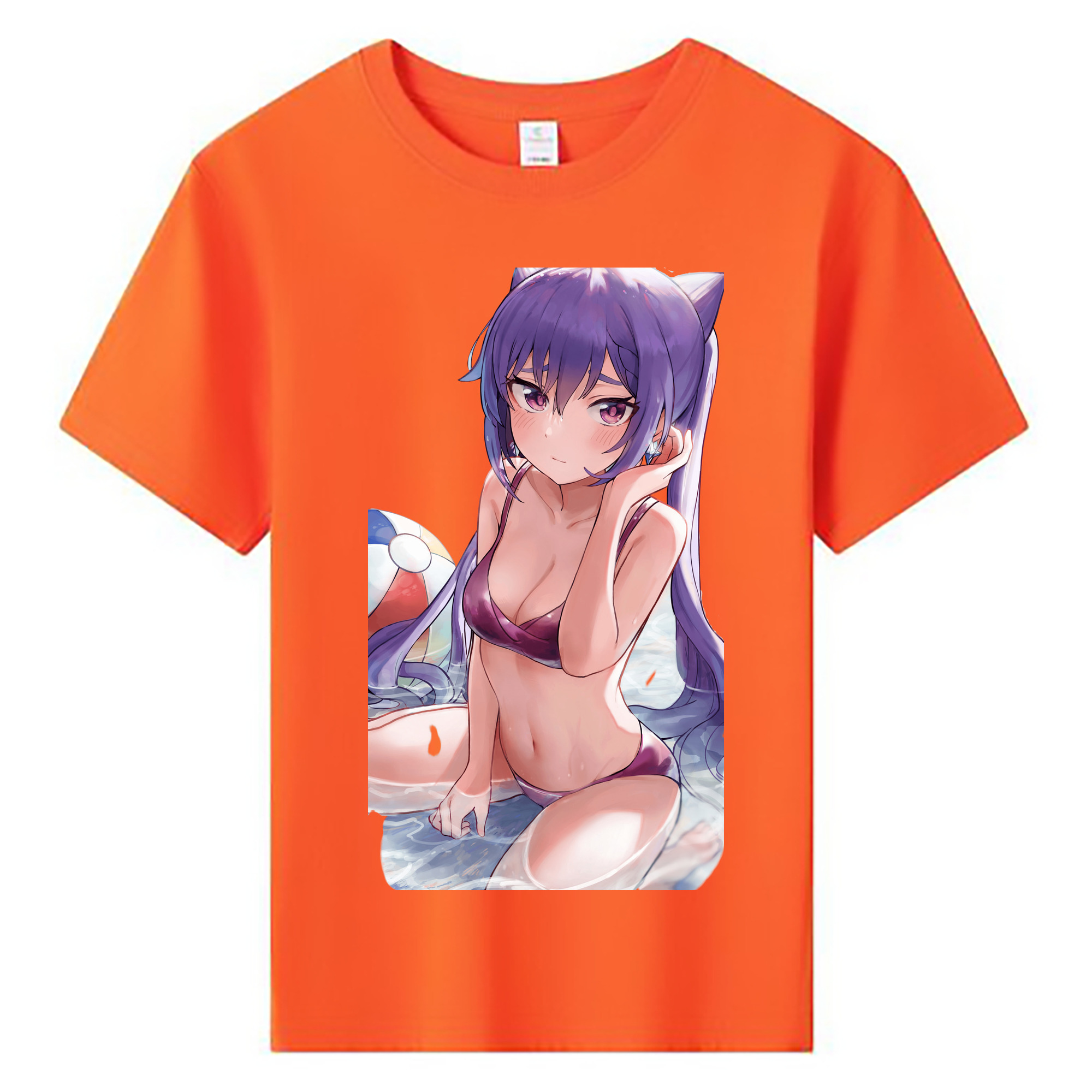 げんし神 刻晴 こくせい genshin Kokusei 綿100％キッズTシャツ（フロントプリント）