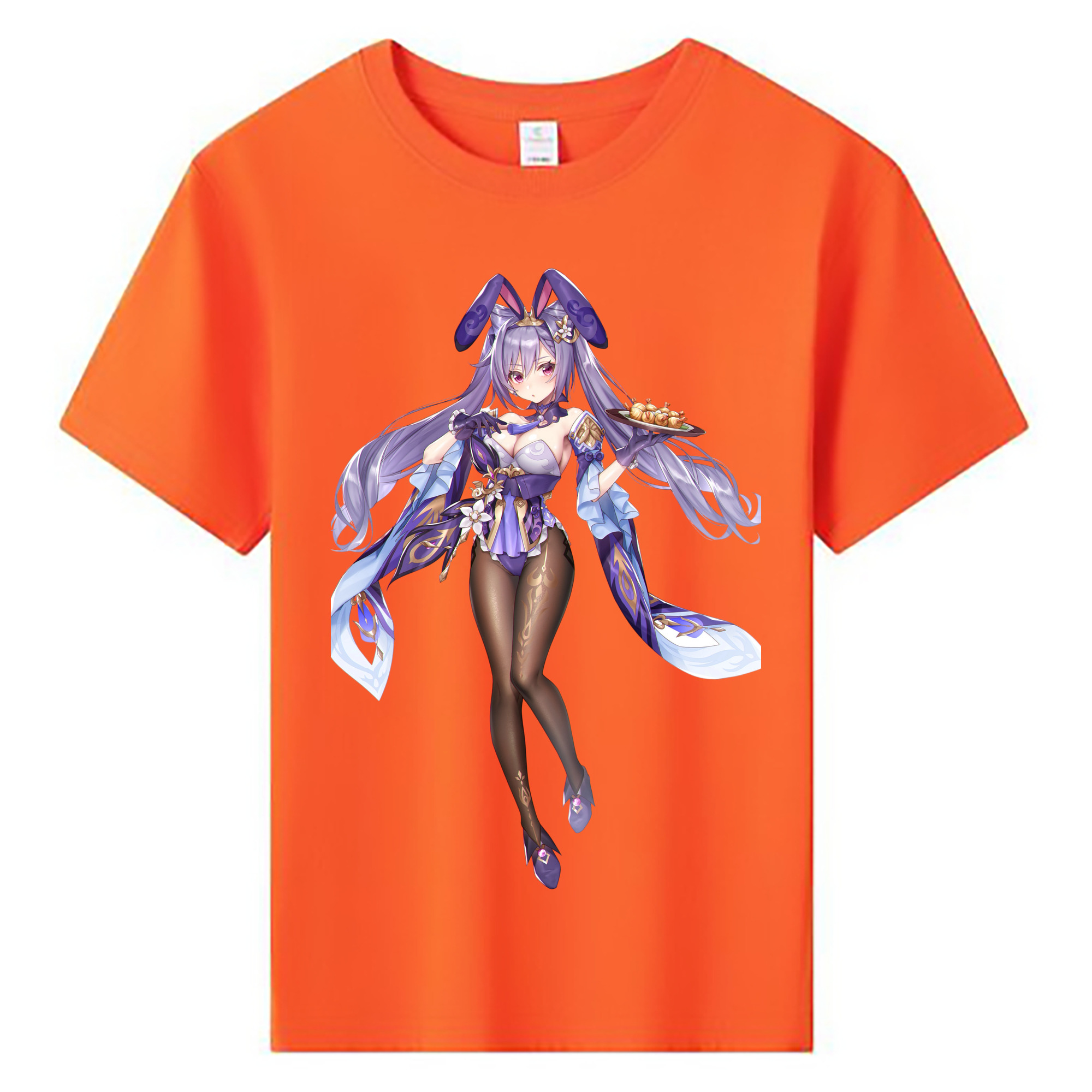 げんし神 刻晴 こくせい genshin Kokusei 綿100％キッズTシャツ（フロントプリント）