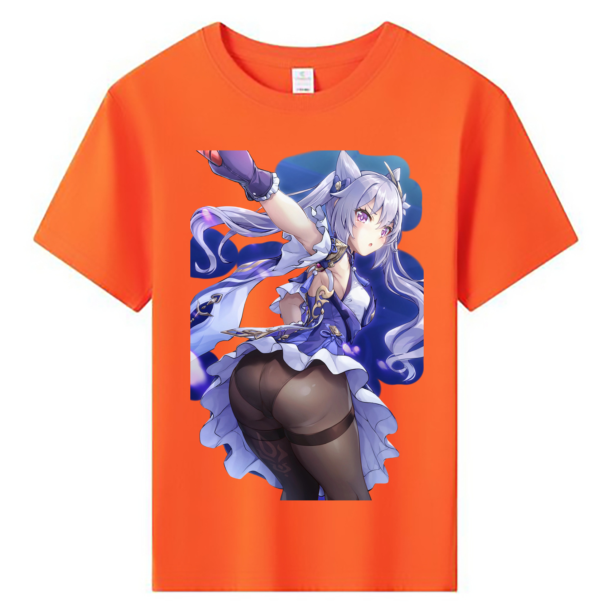 げんし神 刻晴 こくせい genshin Kokusei 綿100％キッズTシャツ（フロントプリント）