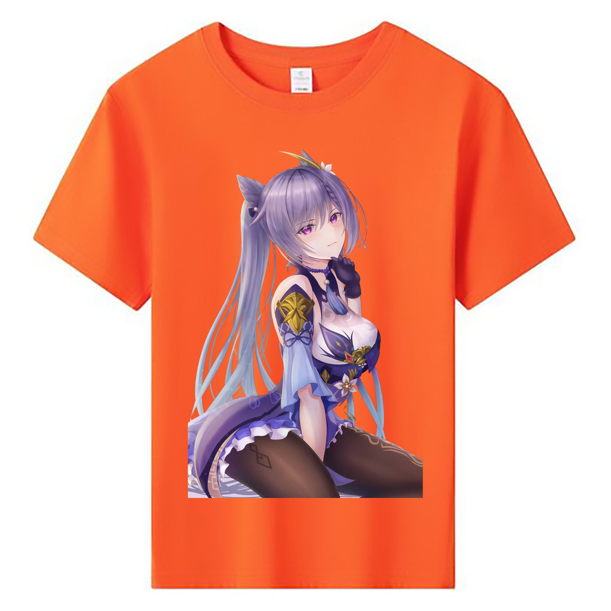 げんし神 刻晴 こくせい genshin Kokusei 綿100％キッズTシャツ（フロントプリント）