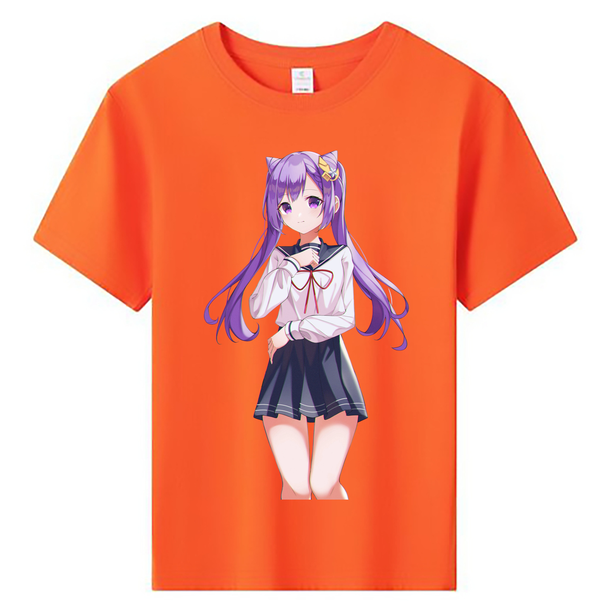 げんし神 刻晴 こくせい genshin Kokusei 綿100％キッズTシャツ（フロントプリント）