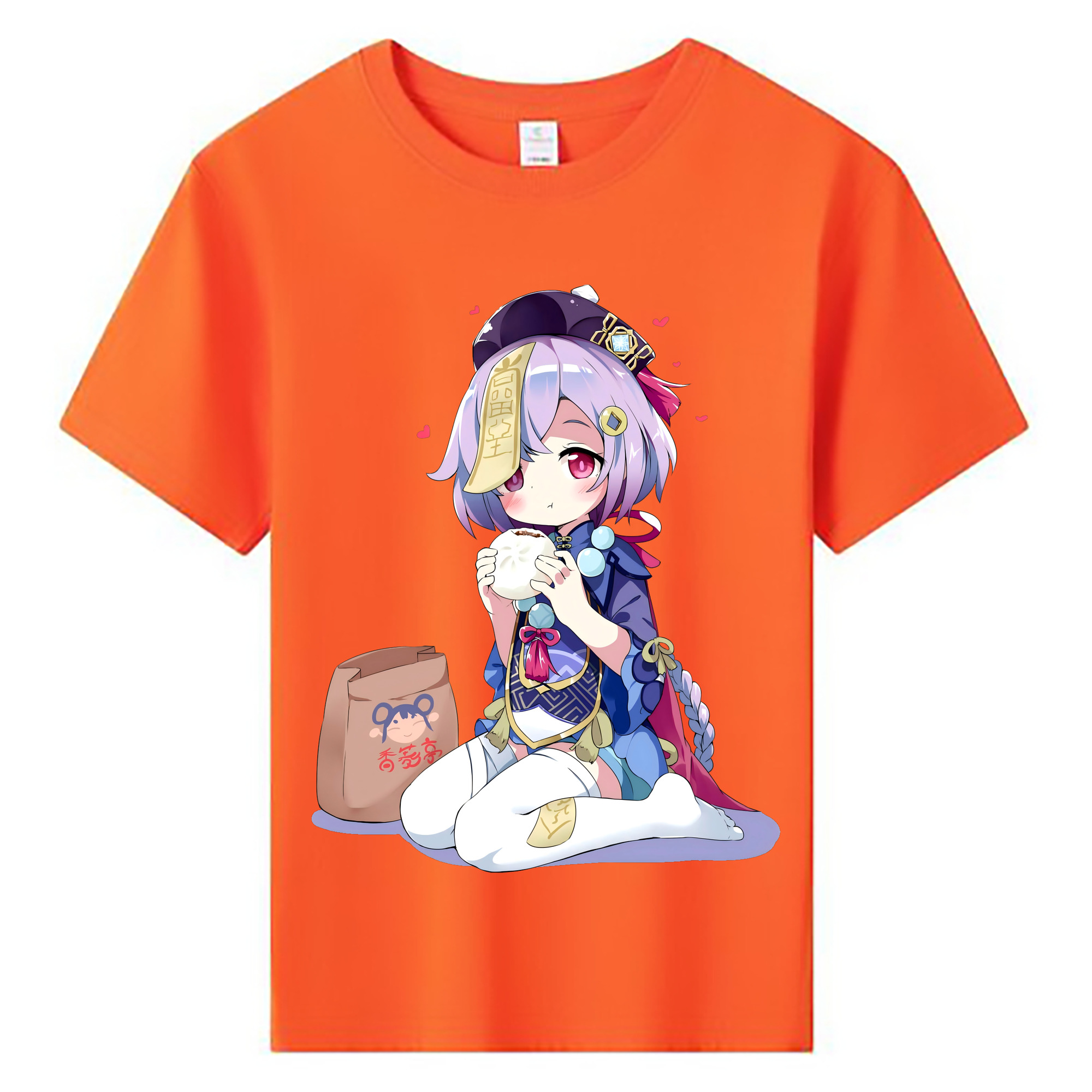げんし神 七七 なな  genshin Nana 綿100％キッズTシャツ（フロントプリント）