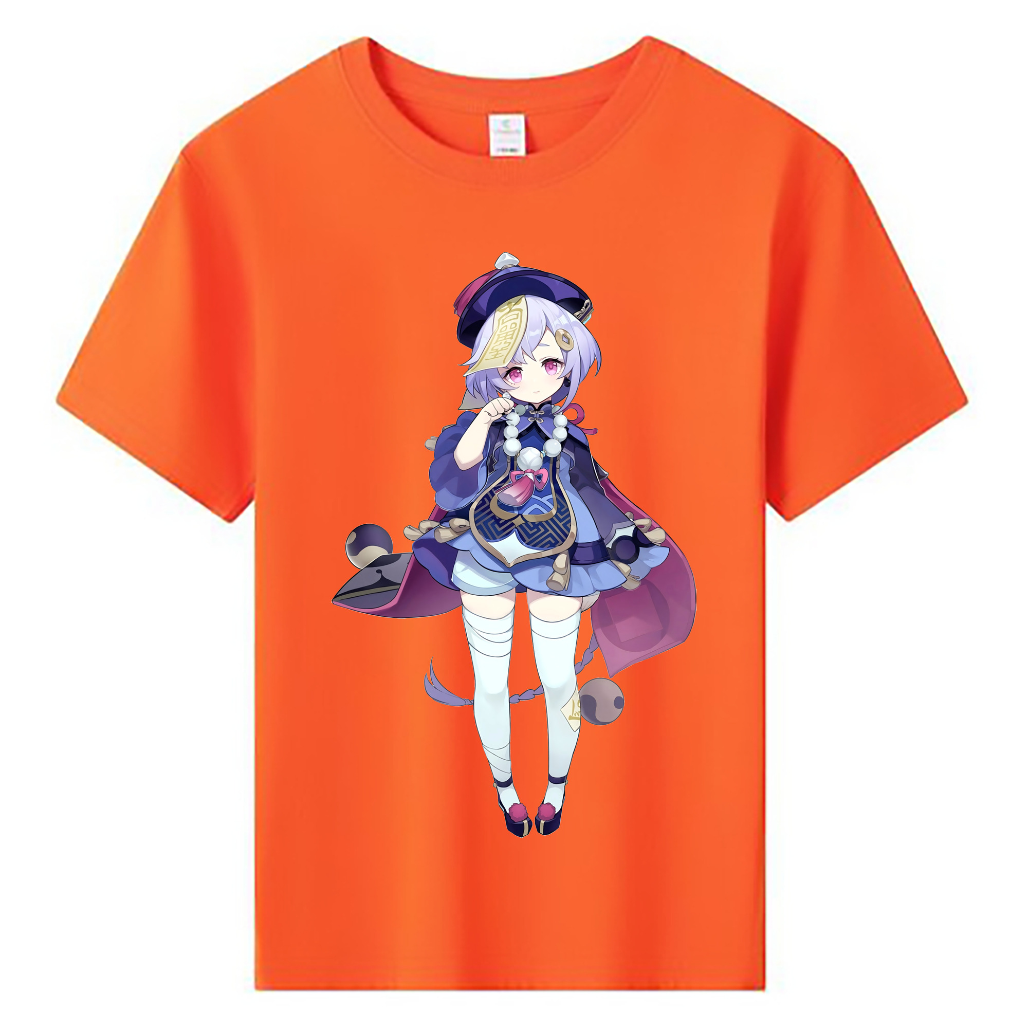 げんし神 七七 なな  genshin Nana 綿100％キッズTシャツ（フロントプリント）