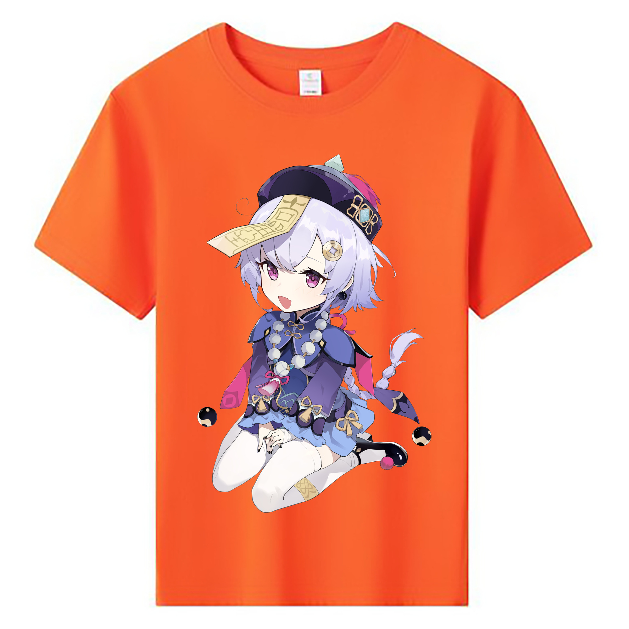 げんし神 七七 なな  genshin Nana 綿100％キッズTシャツ（フロントプリント）