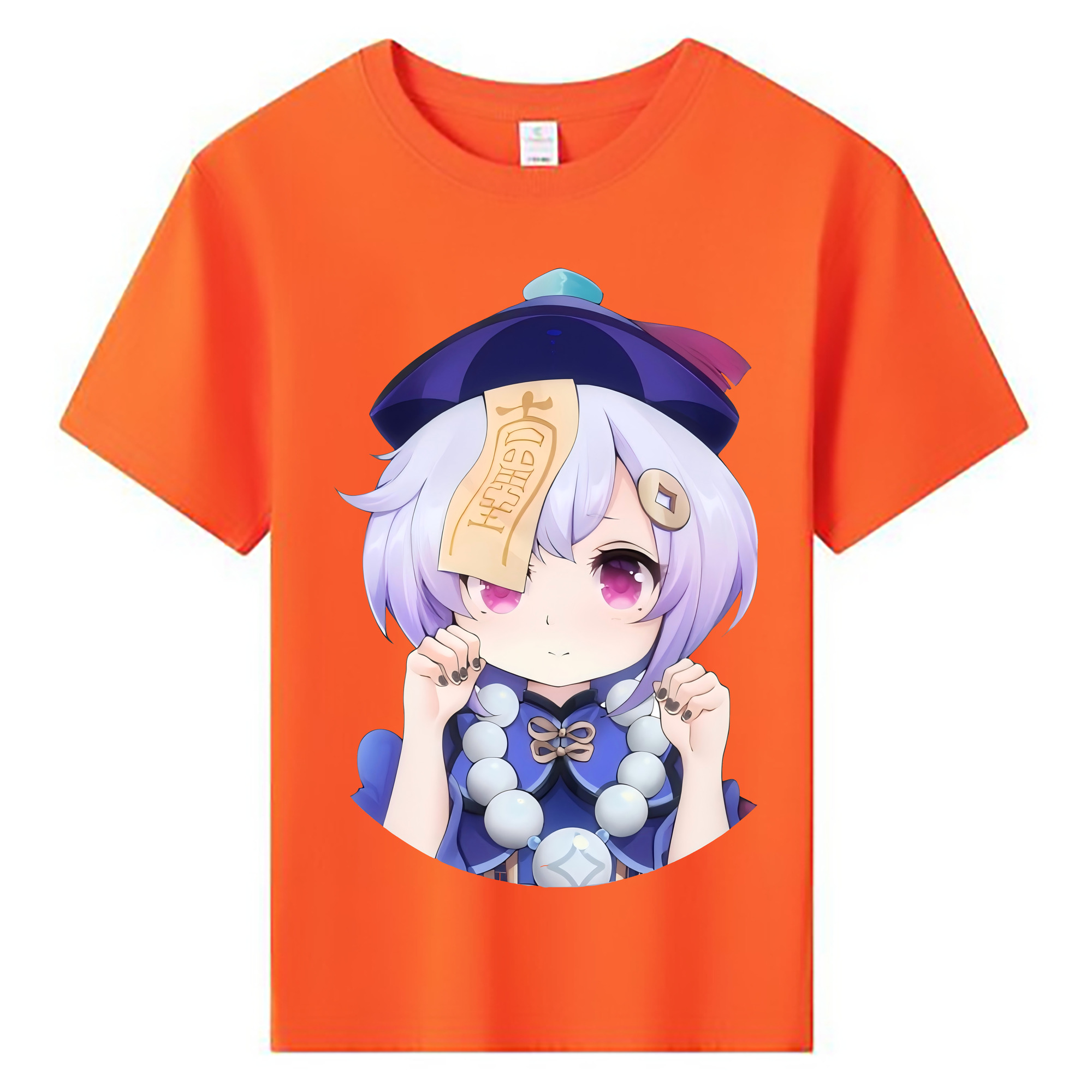 げんし神 七七 なな  genshin Nana 綿100％キッズTシャツ（フロントプリント）